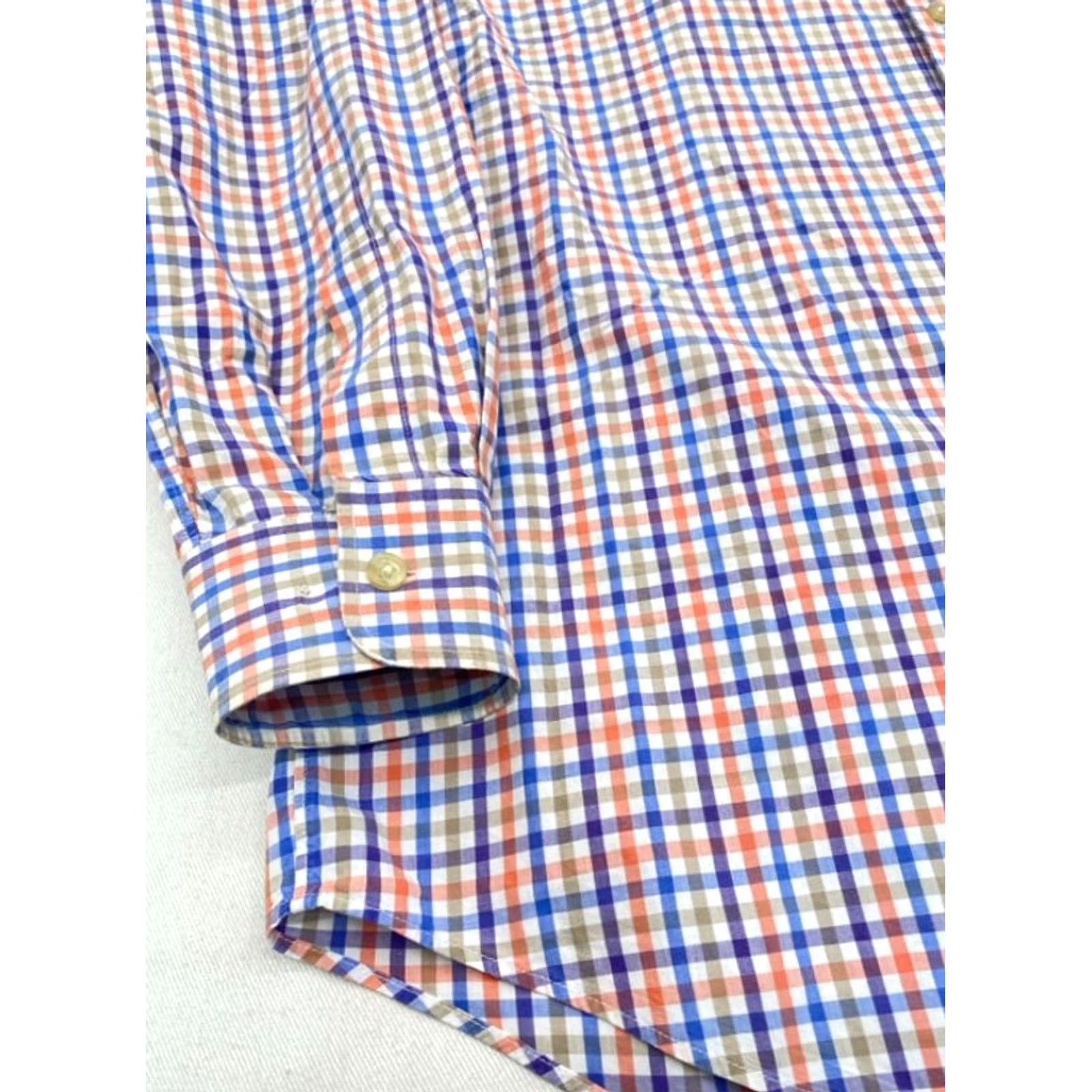 Orvis Orvis Mens Signature Series Long Sleeve Button-Down Check Shirt Mens Large Multicolor Cotton Knit Casual Button-Up Shirt Mens Regular Size US L / EU 52-54 / 3 - 2 Thumbnail