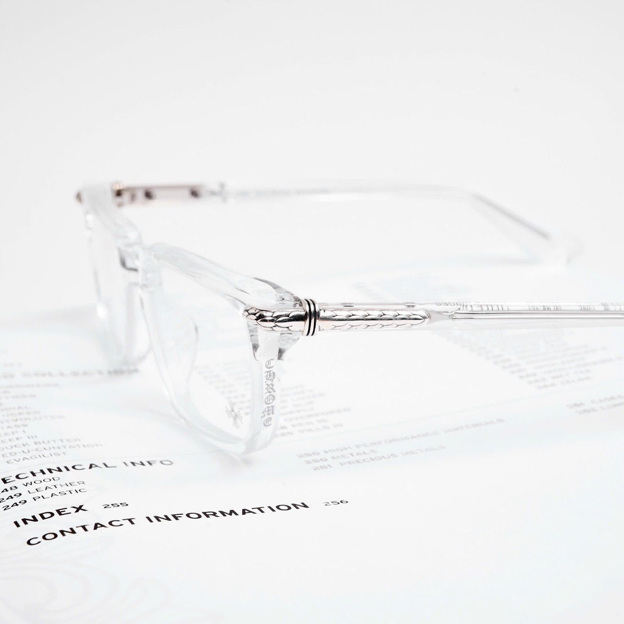 Chrome Hearts CHROME HEARTS LITTLE DINGER CRYSTAL GLASSES Size ONE SIZE - 3 Thumbnail