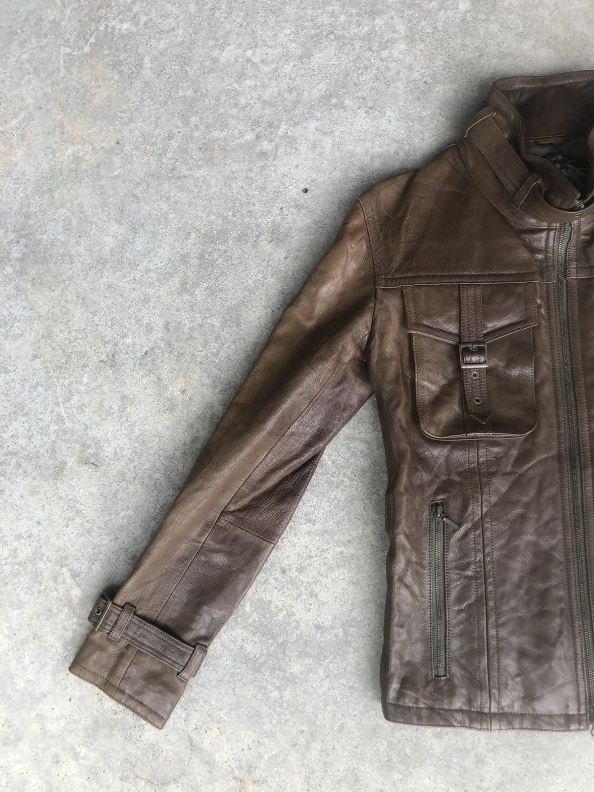 Tornado Mart Tornado Mart Leather Jacket Size US L / EU 52-54 / 3 - 3 Thumbnail