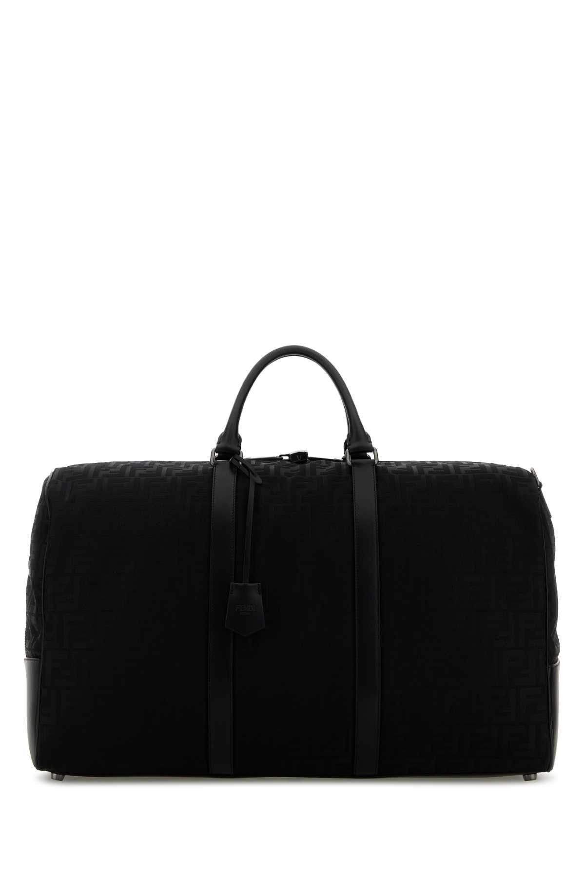 Fendi Black Fabric Large Ff Travel Bag Size ONE SIZE - 1 Thumbnail