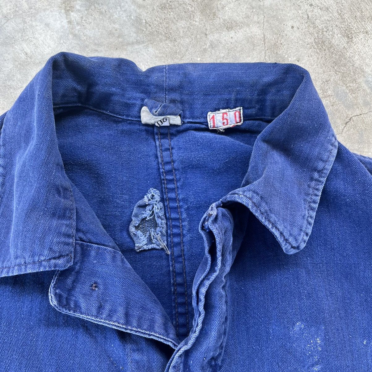 Vintage 1970s HBT French work jacket Size US S / EU 44-46 / 1 - 3 Thumbnail