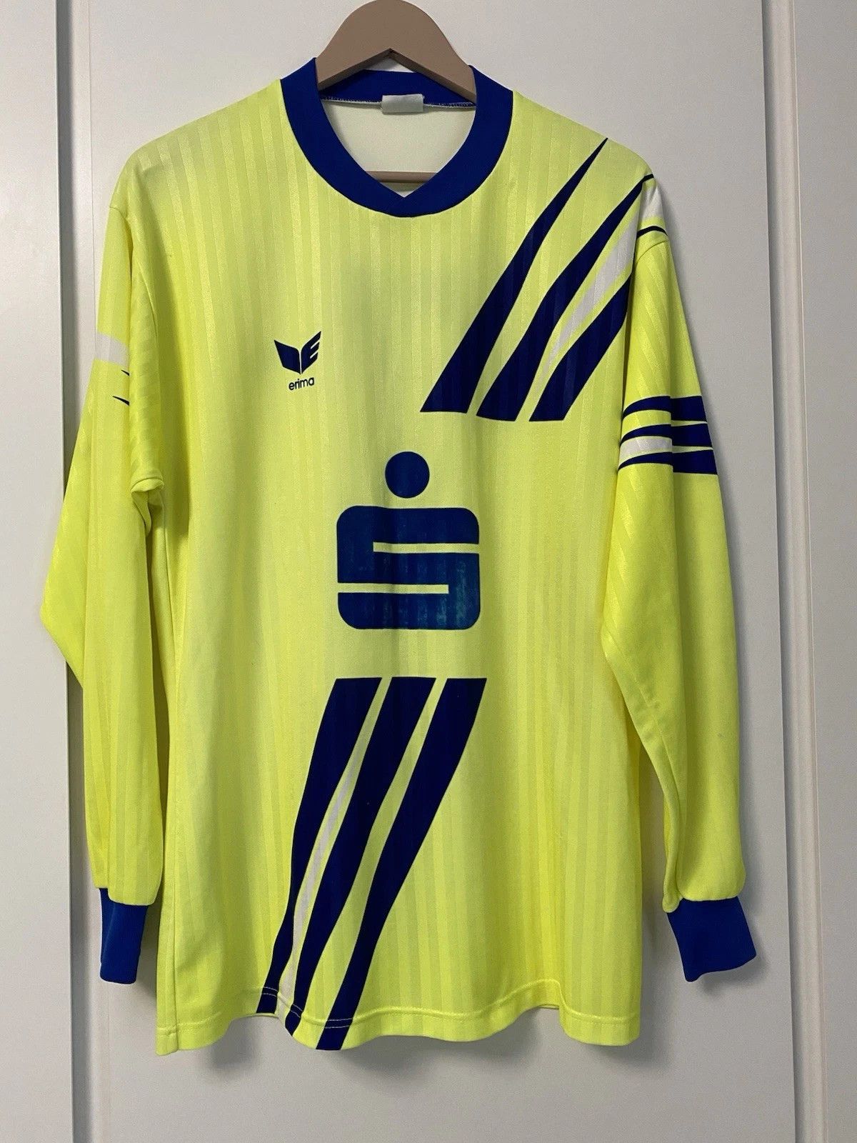 Vintage Vintage 1990s Erima Soccer Football Jersey Long Sleeve Bloke Size US XL / EU 56 / 4 - 4 Thumbnail