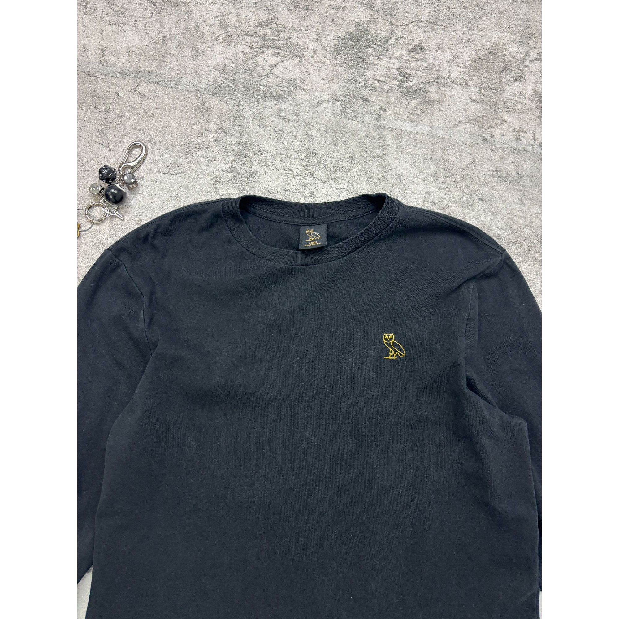October's Very Own Ovo Black Full Sleeve Tee Size US L / EU 52-54 / 3 - 2 Thumbnail