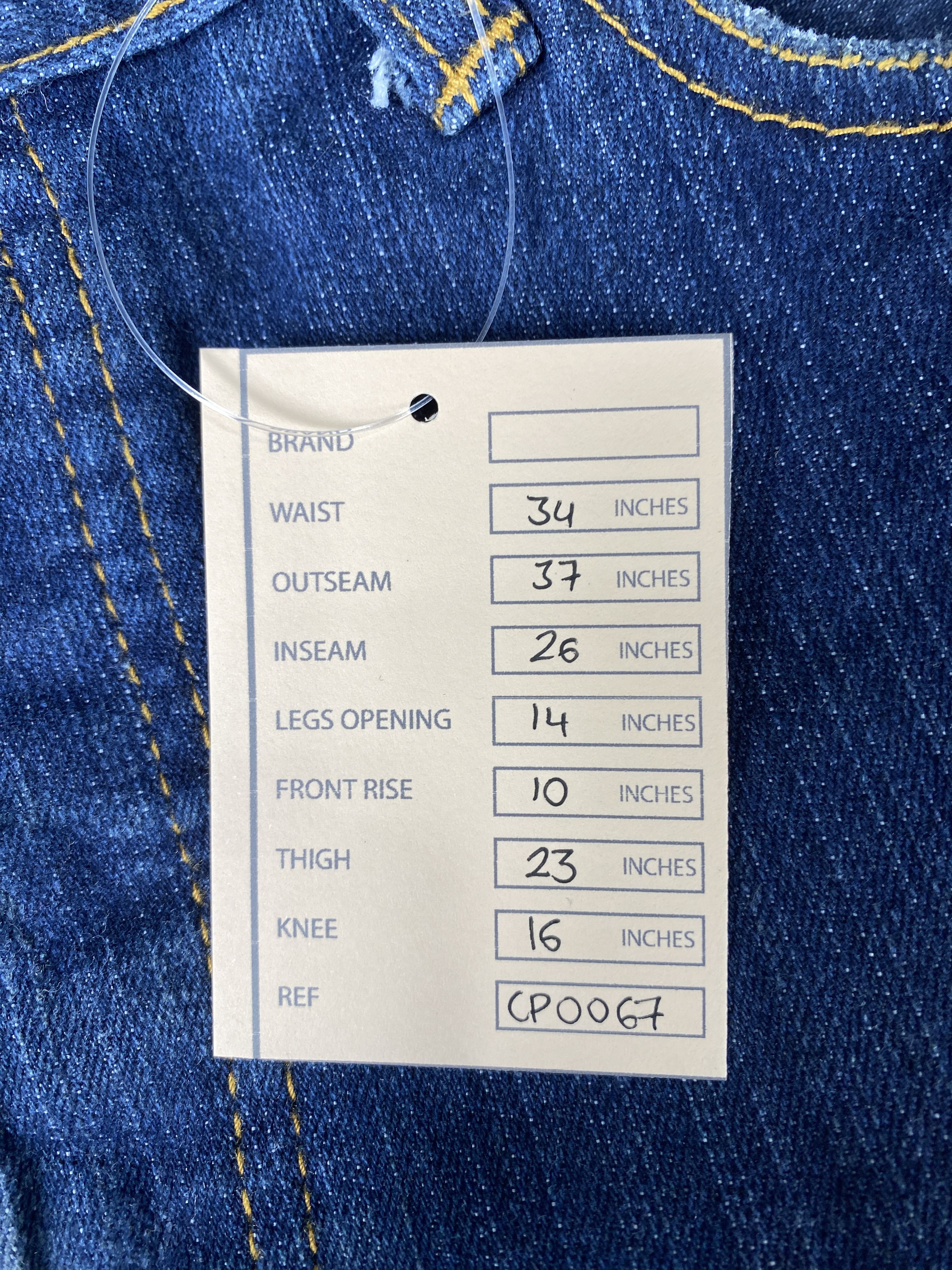 Cheap Monday Vintage Cheap Monday Distressed Blue Jeans Size US 34 / EU 50 - 13 Thumbnail