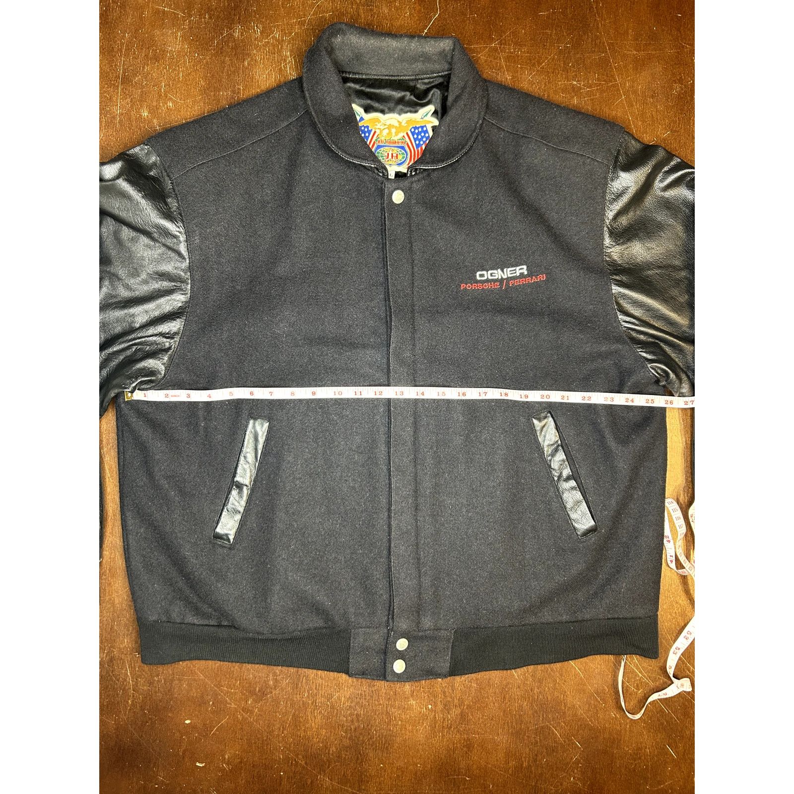Jeff Hamilton VTG 90s OGNER Motorcars Porche/Ferrari Jeff Hamilton Jacket Size US XL / EU 56 / 4 - 4 Thumbnail