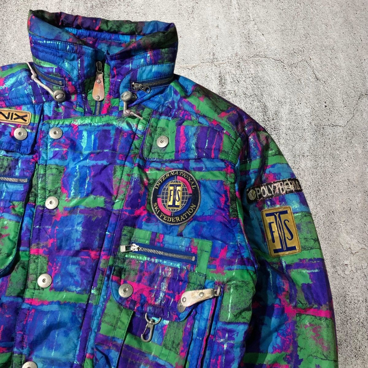 Phenix Vintage Phenix Ski Jacket Multicolour Painted Jacket Size US XL / EU 56 / 4 - 5 Thumbnail