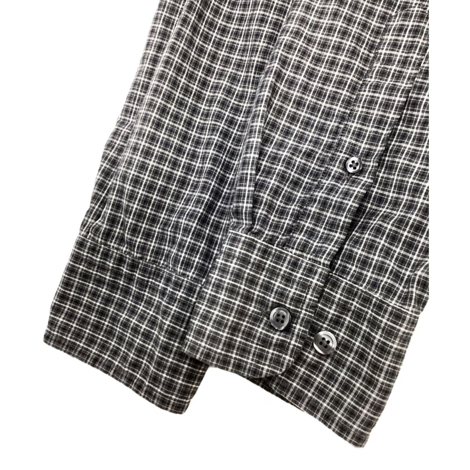 Nautica NAUTICA Checkered Shirt Gray Men L Button-Up Size US L / EU 52-54 / 3 - 4 Thumbnail