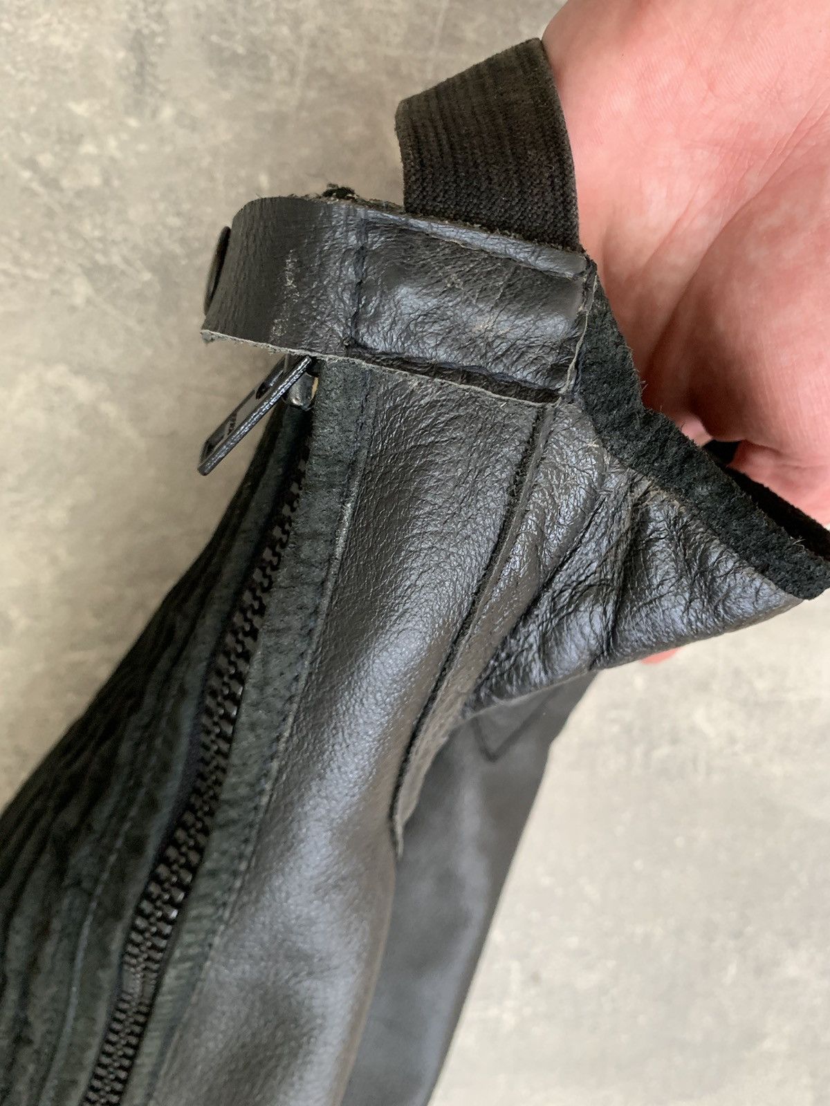 Japanese Brand × Vintage Leather Gaiters Y2K Style AvantGarde Moto Size ONE SIZE - 11 Thumbnail