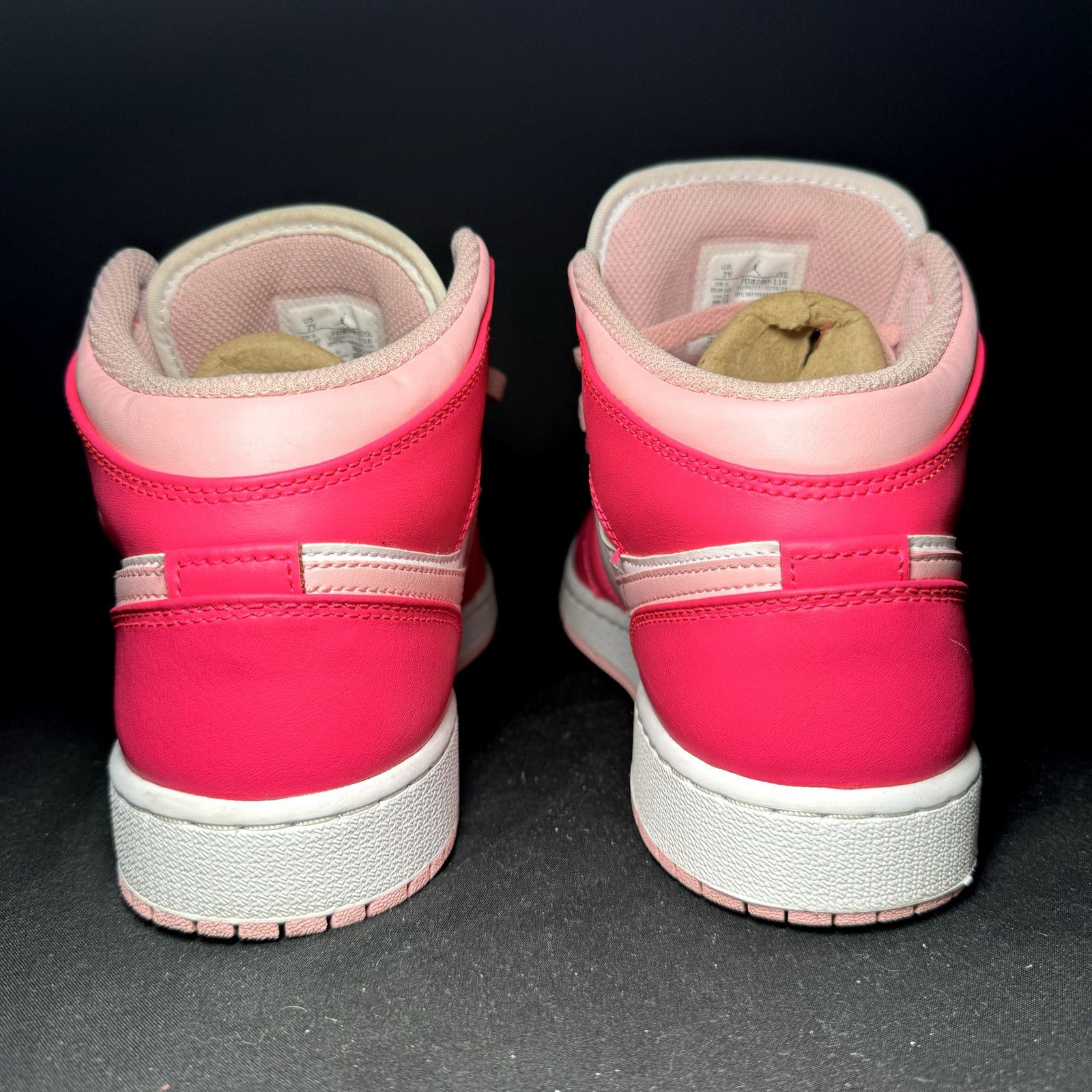 Jordan Brand × Nike Nike Air Jordan 1 Mid GS Fierce Pink Men's Shoes - Size 7 Size US 7 / EU 40 - 5 Thumbnail