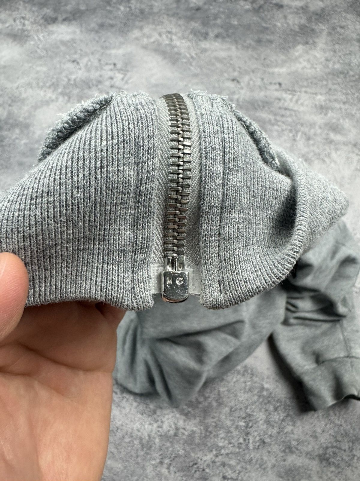 Alexander McQueen Alexander McQueen Grey Zip Up Hoodie Big Logo Authentic Size US XL / EU 56 / 4 - 22 Thumbnail