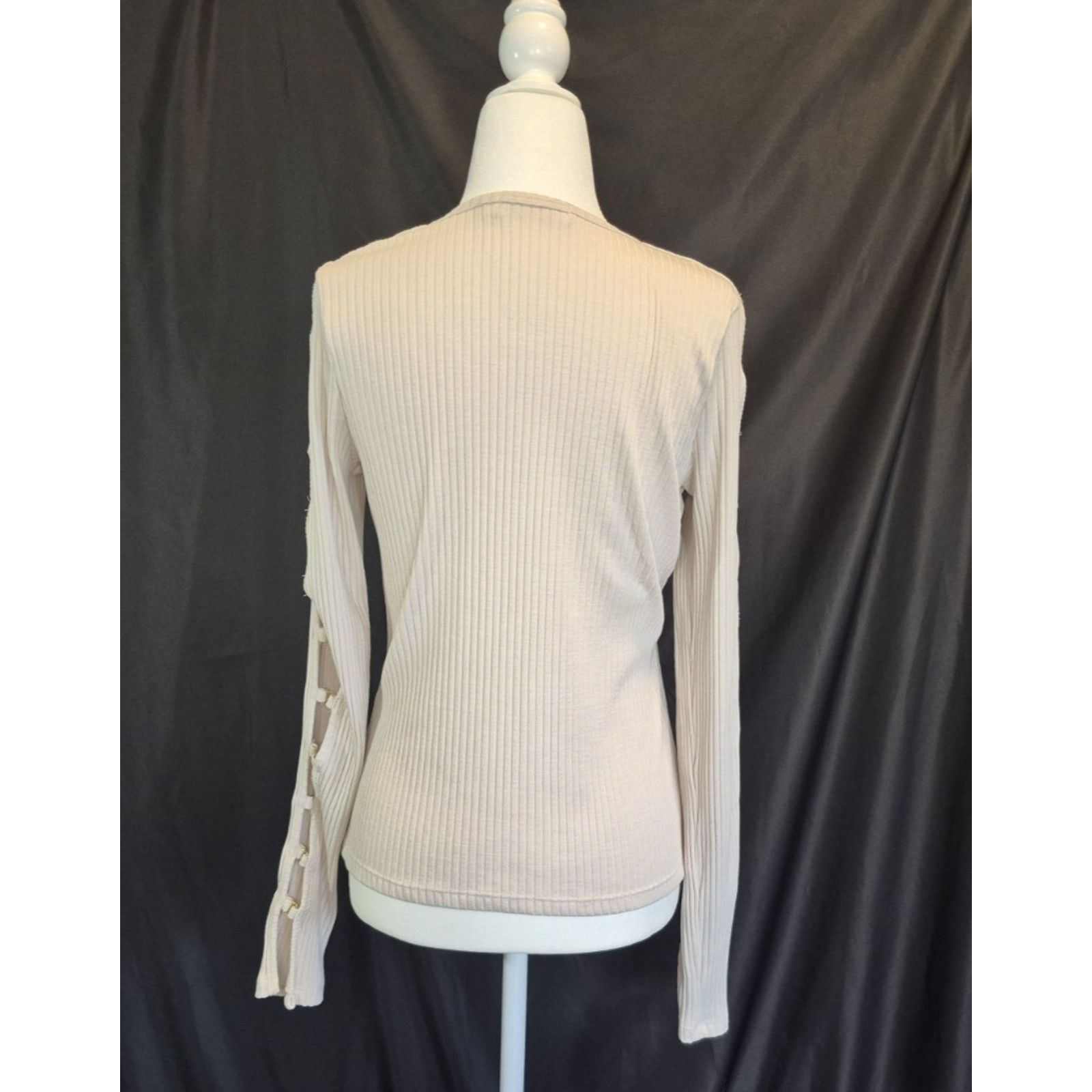 Jonathan Simkhai Jonathan Simakhi Standard Tobie Melange Rib Cut Out Top L Size L / US 10 / IT 46 - 5 Thumbnail