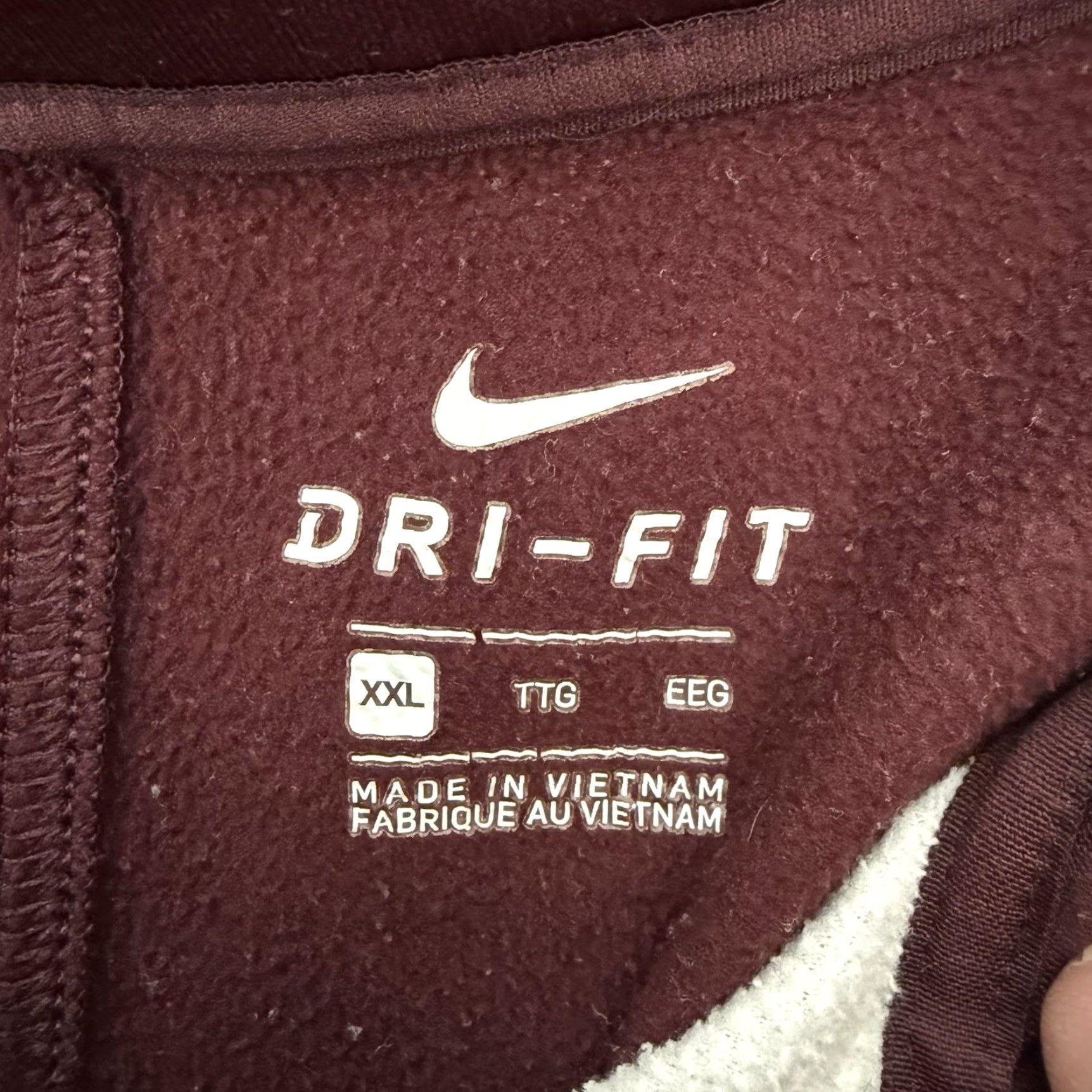 Nike Nike Essential Thermal Golf 1/4 Zip Pullover AA3323-652 Heather Maroon Mens 2XL Size US XXL / EU 58 / 5 - 2 Thumbnail