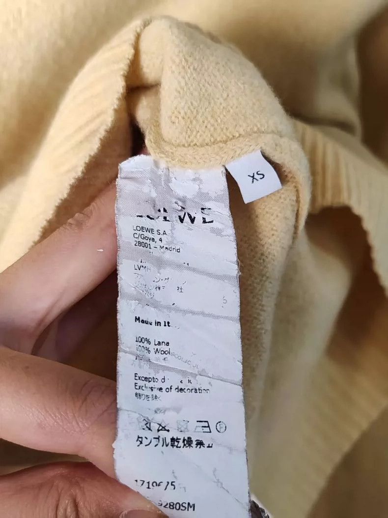 Loewe LOEWE Wool knit sweater Size XS / US 0-2 / IT 36-38 - 4 Thumbnail