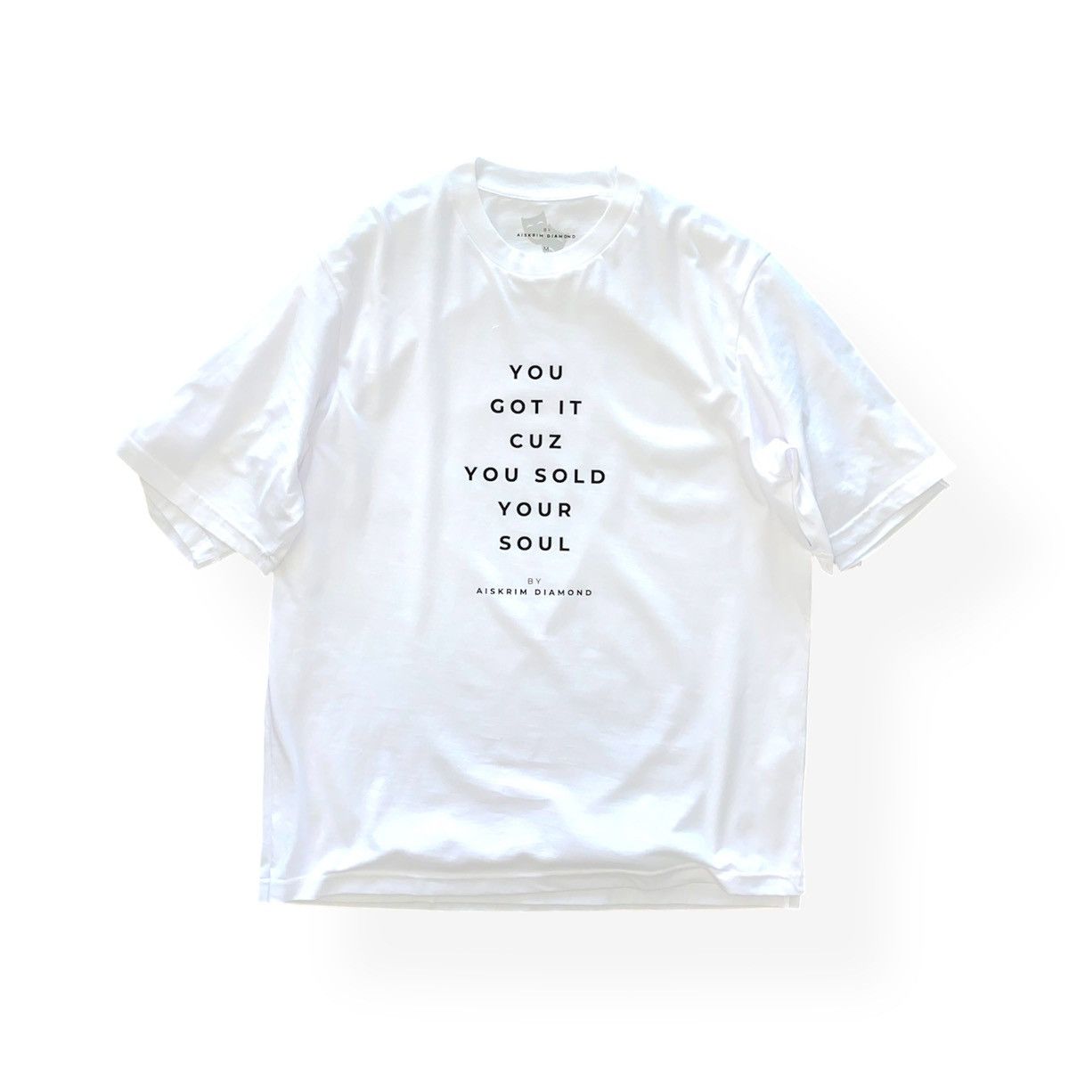 Designer “Sold your soul” double tee by Aiskrim Diamond Size US M / EU 48-50 / 2 - 1 Thumbnail