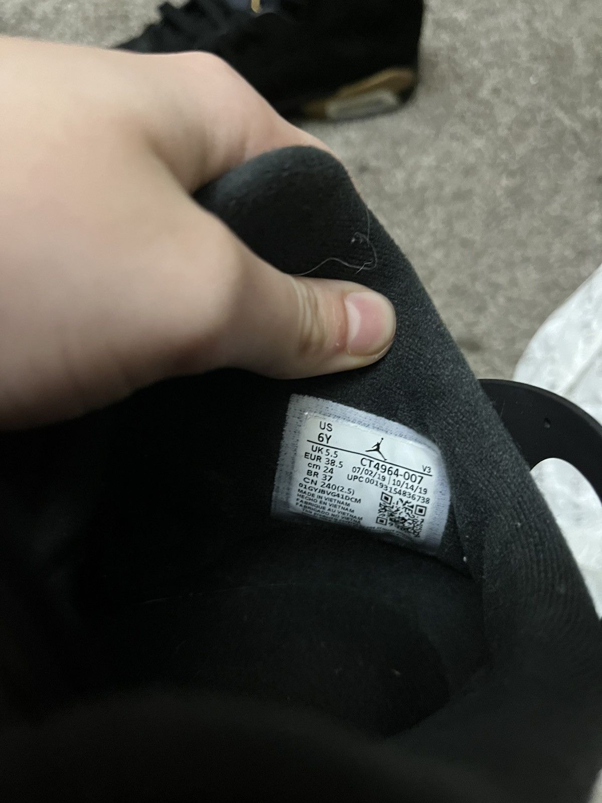 Jordan Brand Jordan 6 DMP (GS) Size US 6 / EU 39 - 12 Thumbnail
