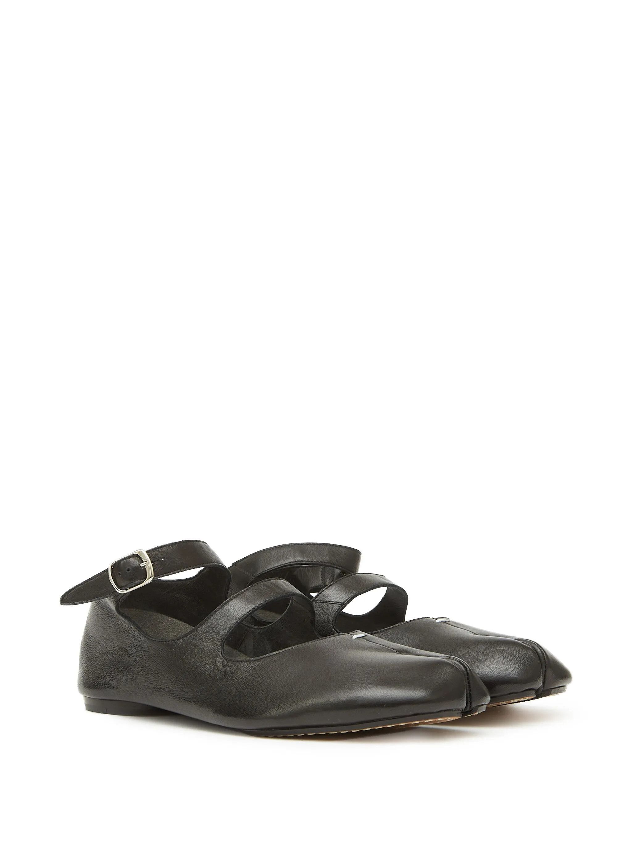 Maison Margiela o1bcso1str0226 Tabi Soft Sandals in Black Size US 6 / IT 36 - 2 Thumbnail