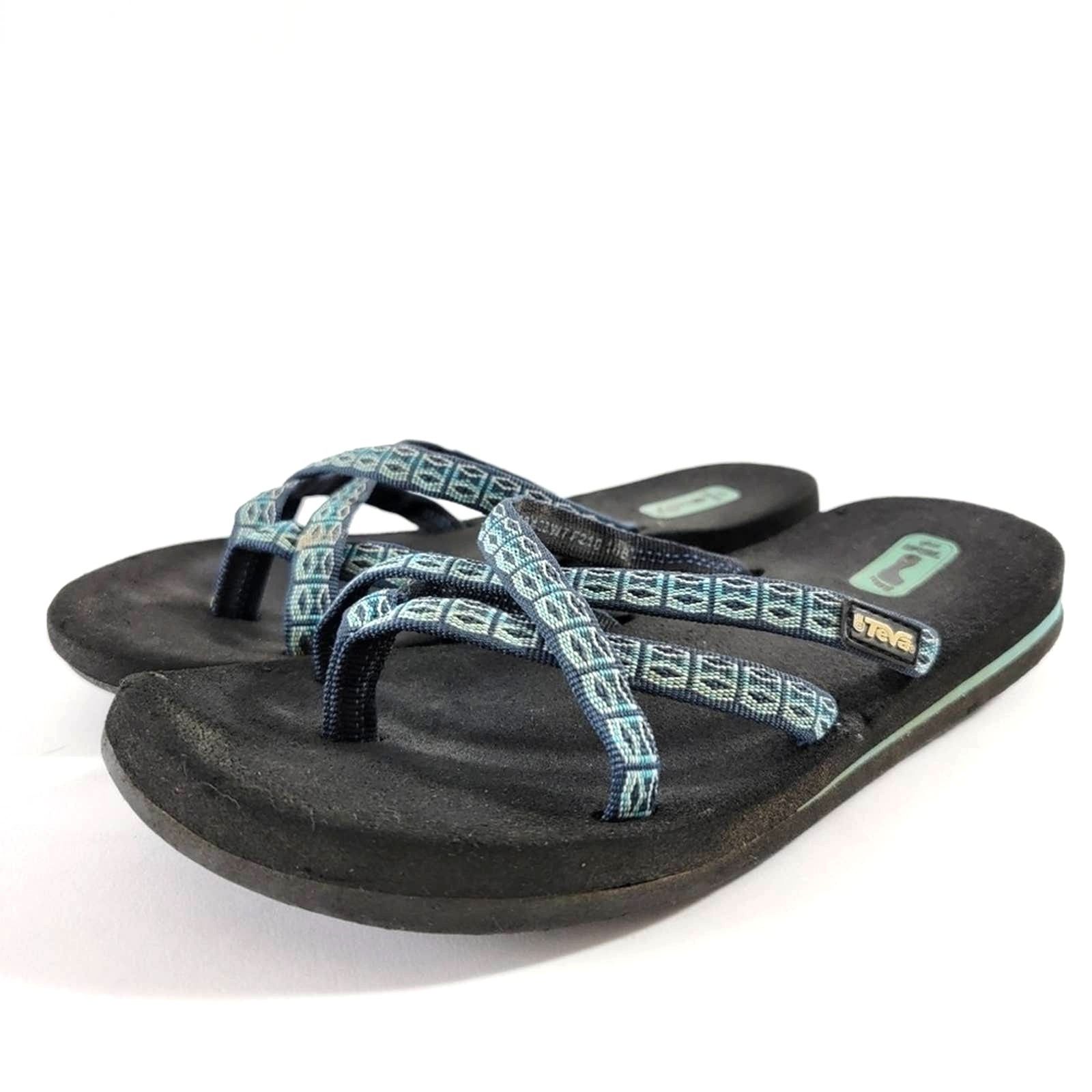 Teva Teva Olowahu Mush Flip Flop Sandals - 7 Size US 7 / IT 37 - 2 Thumbnail