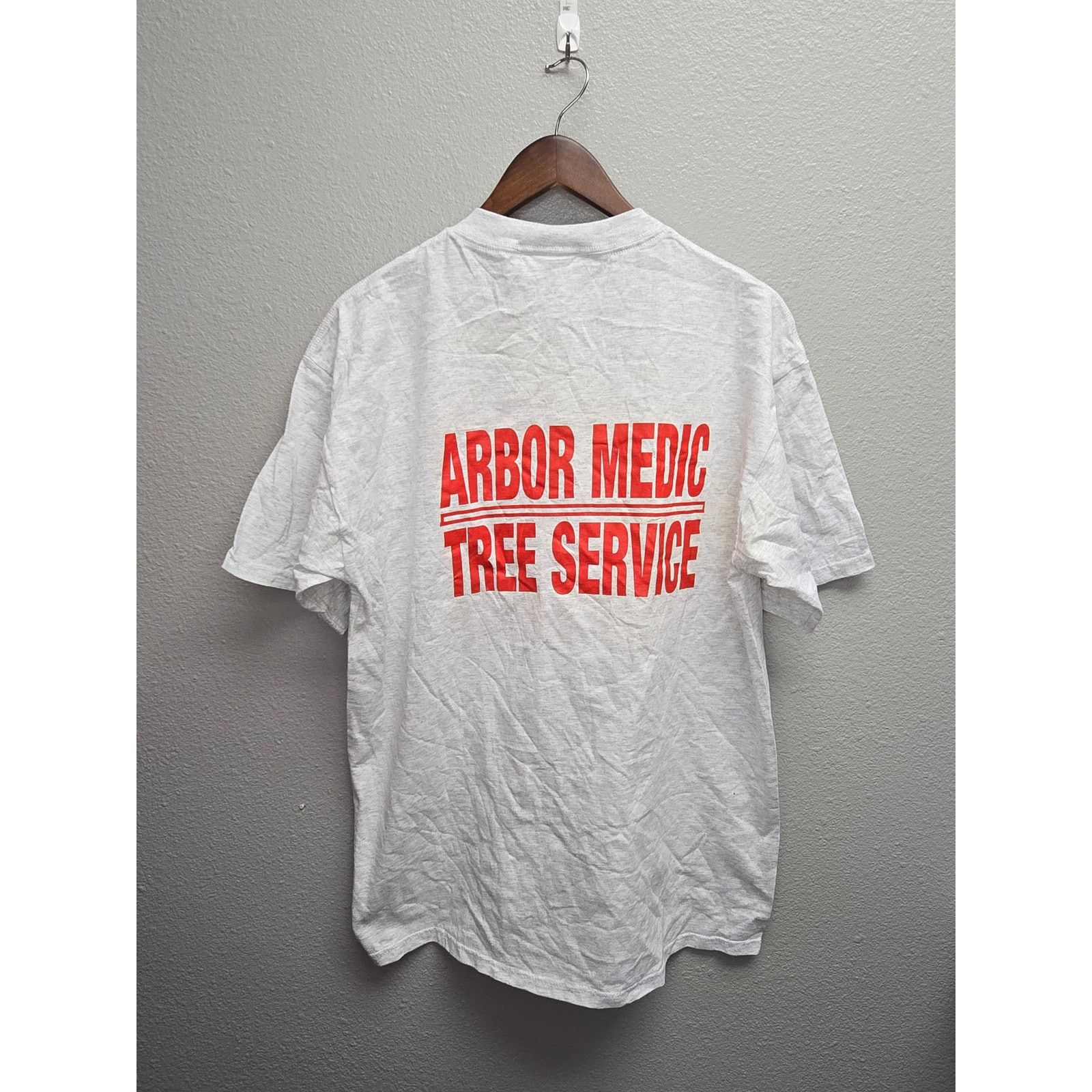 Jerzees × Vintage Vintage Arbor Tree Shirt Medic Service Gray Tee Graphic L Size US L / EU 52-54 / 3 - 1 Thumbnail
