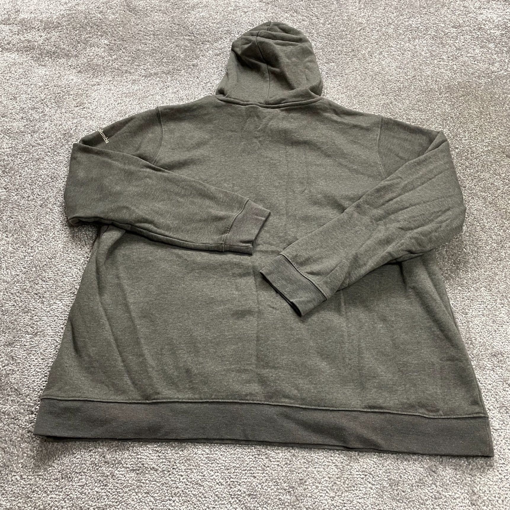 Vintage Columbia Womens 2XL Gray Fleece Pullover Hoodie Sweatshirt Jacket Casual Size XXL / US 16-18 / IT 52-54 - 2 Thumbnail