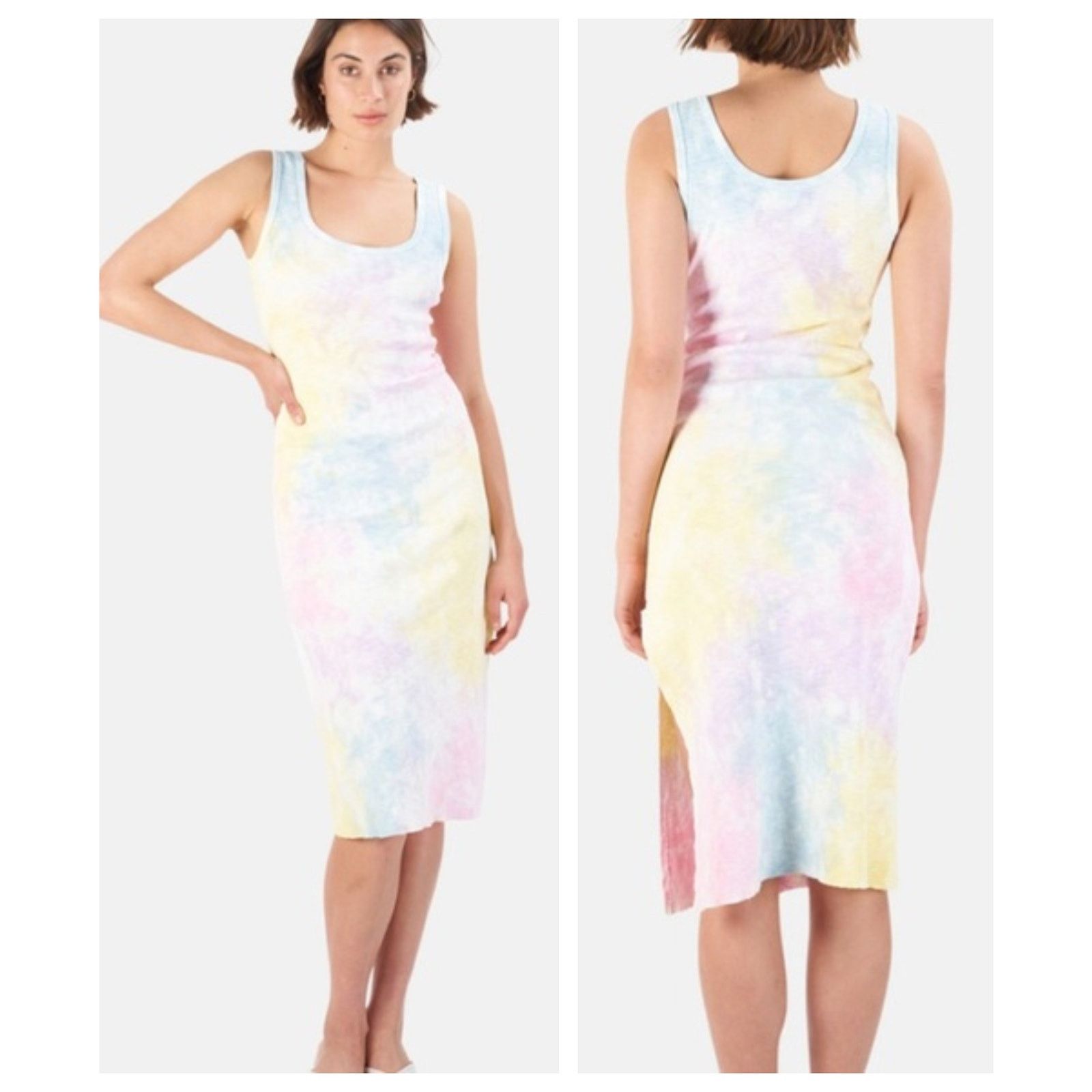 LoveShackFancy LoveShackFancy Citra Tie Dye Tank Midi Dress Size Large Size L / US 10 / IT 46 - 5 Thumbnail