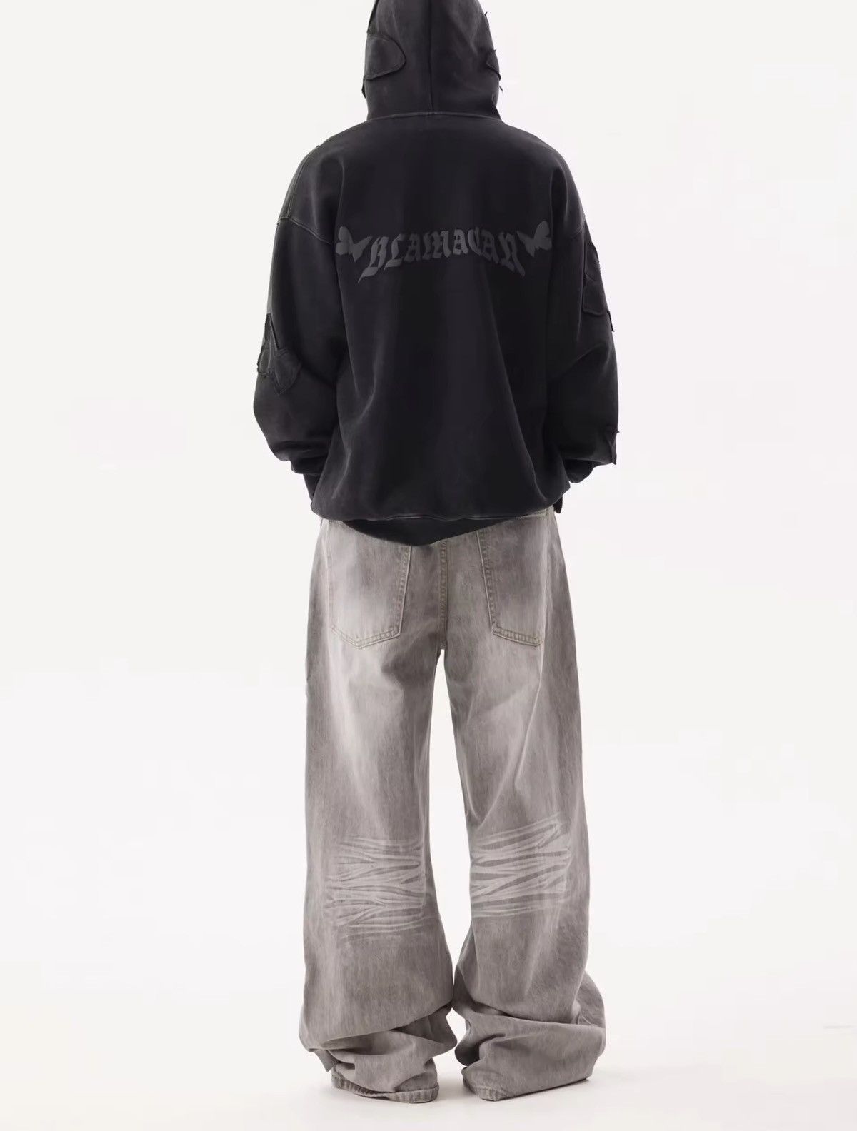 Japanese Brand × Vintage Vintage Washed Worn-out Loose Jeans Size US 29 - 2 Thumbnail