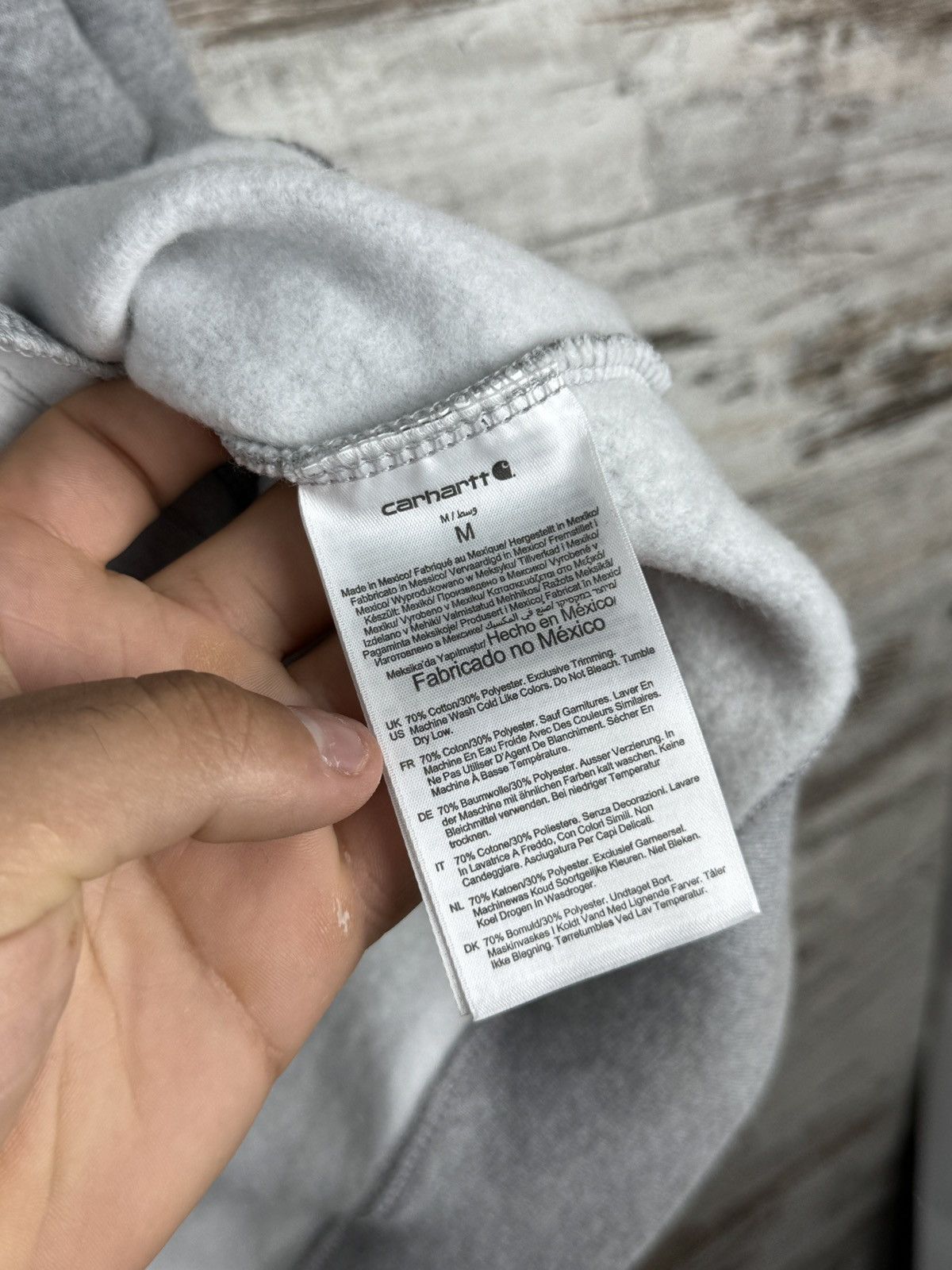 Carhartt Mens Vintage Carhartt Wip Sweatshirt 1/3 zip jacket grey Size US M / EU 48-50 / 2 - 9 Thumbnail