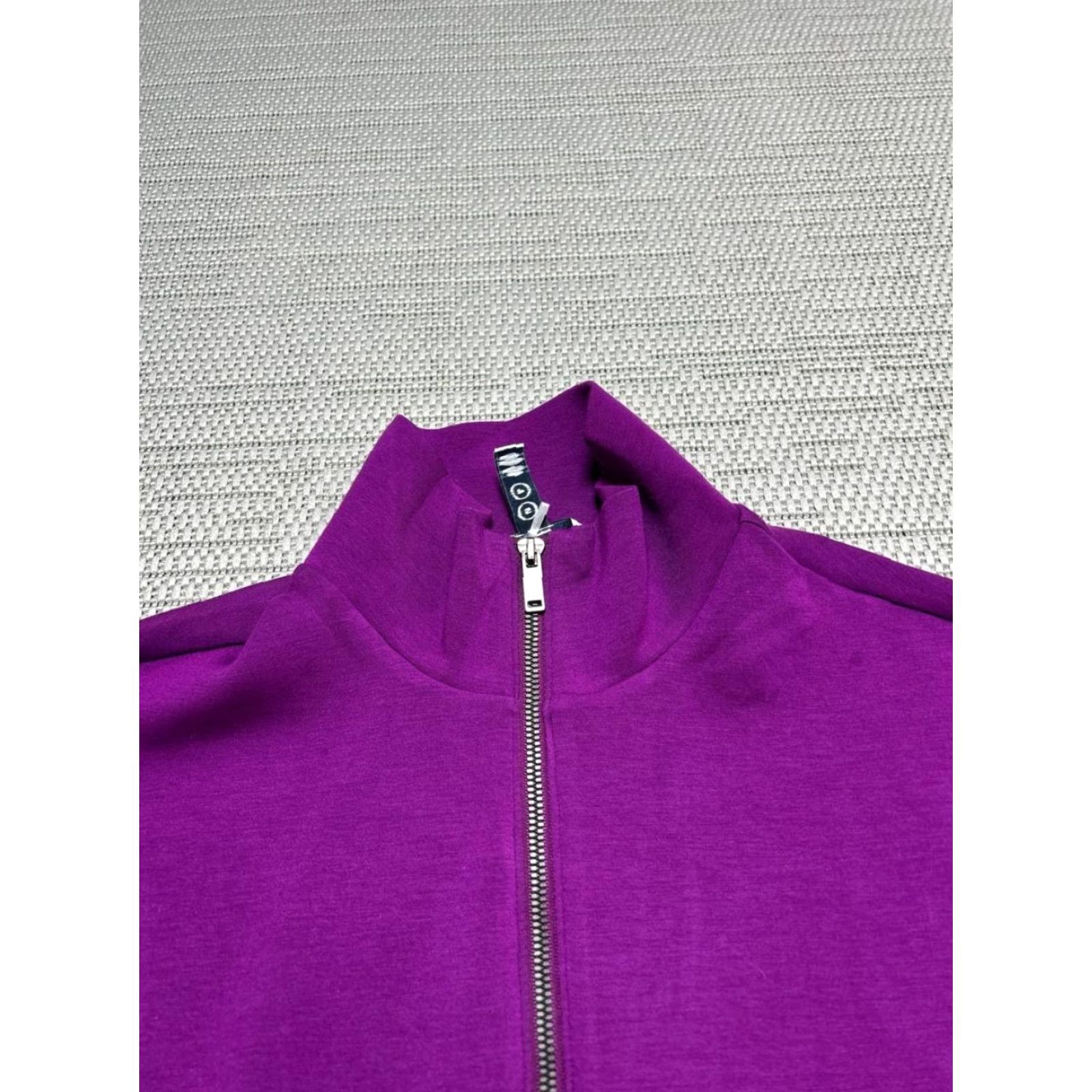 Spanx Spanx Jacket Womens Small Purple Running Full Zip Size S / US 4 / IT 40 - 2 Thumbnail