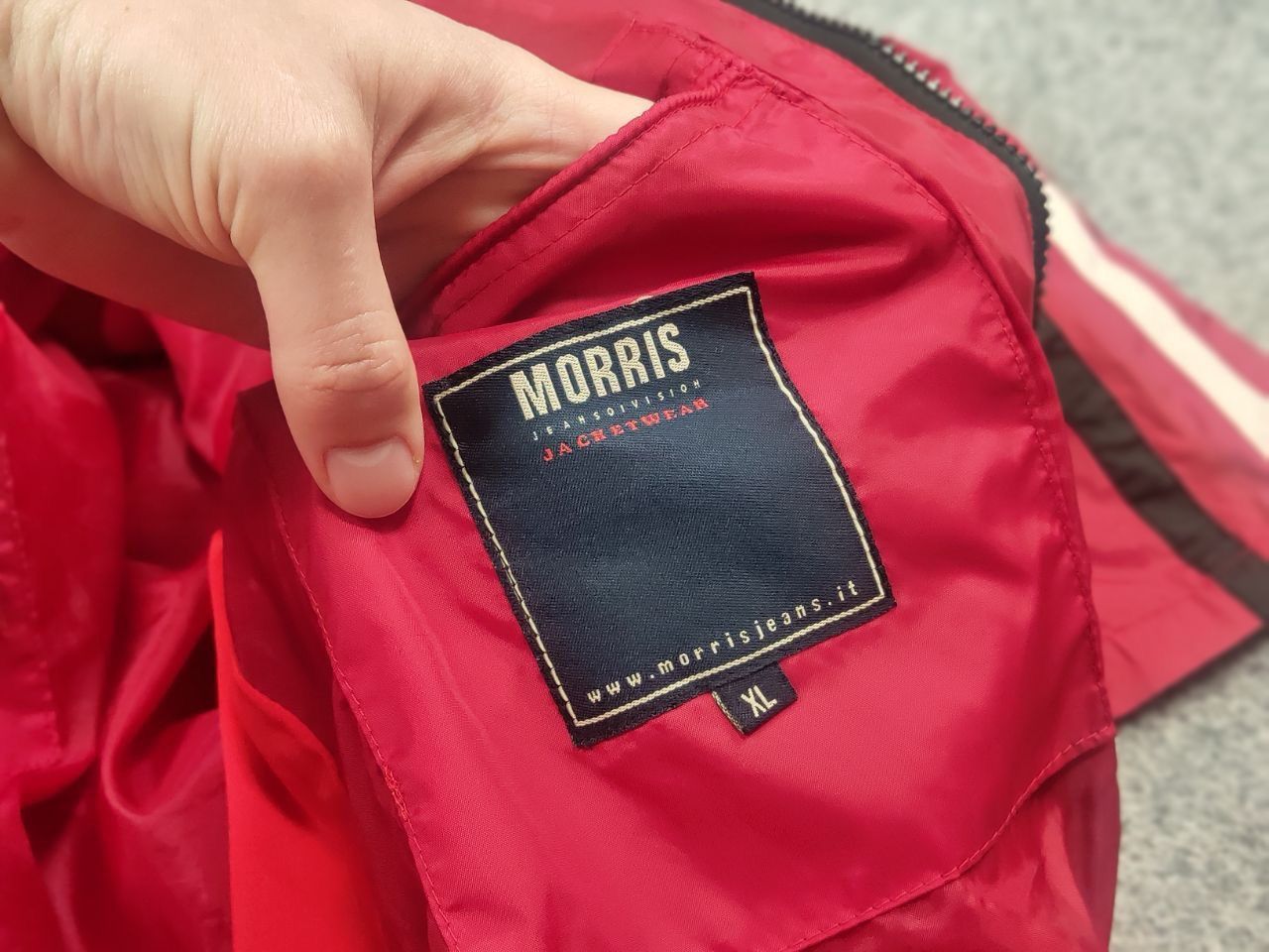 Vintage Morris Jeans Division Logo racing nascar Jacket Y2K