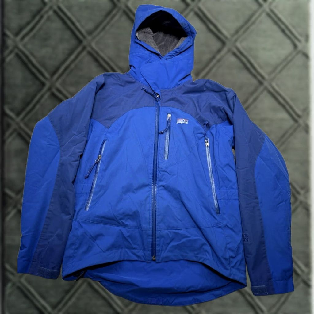 Patagonia VINTAGE Patagonia Jacket Mens Small Blue Stretch Speed Ascent Fleece Lined Ski Size US S / EU 44-46 / 1 - 1 Thumbnail