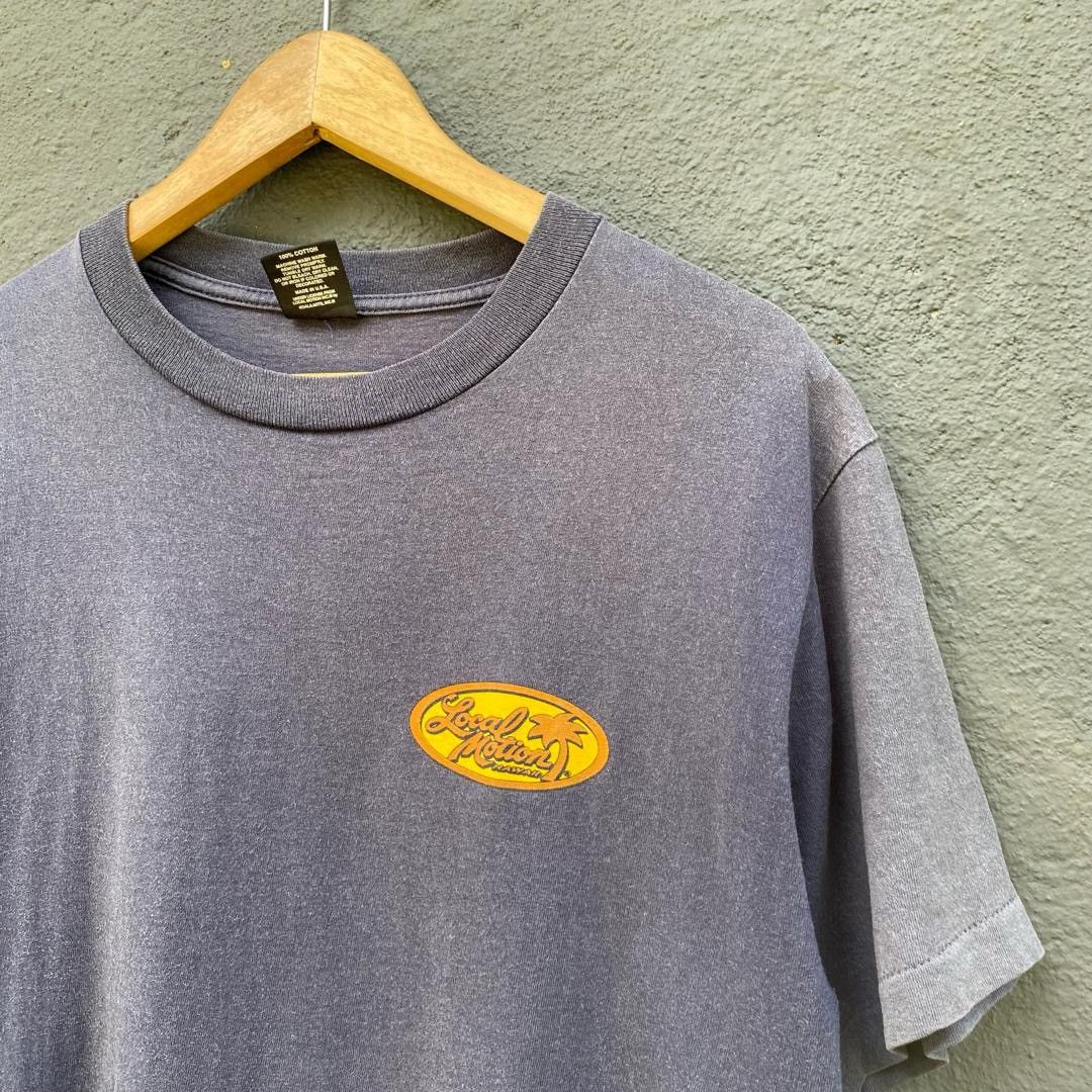 Vintage Thrashed Faded 90s Local Motion Surfing Tee Size US M / EU 48-50 / 2 - 4 Thumbnail