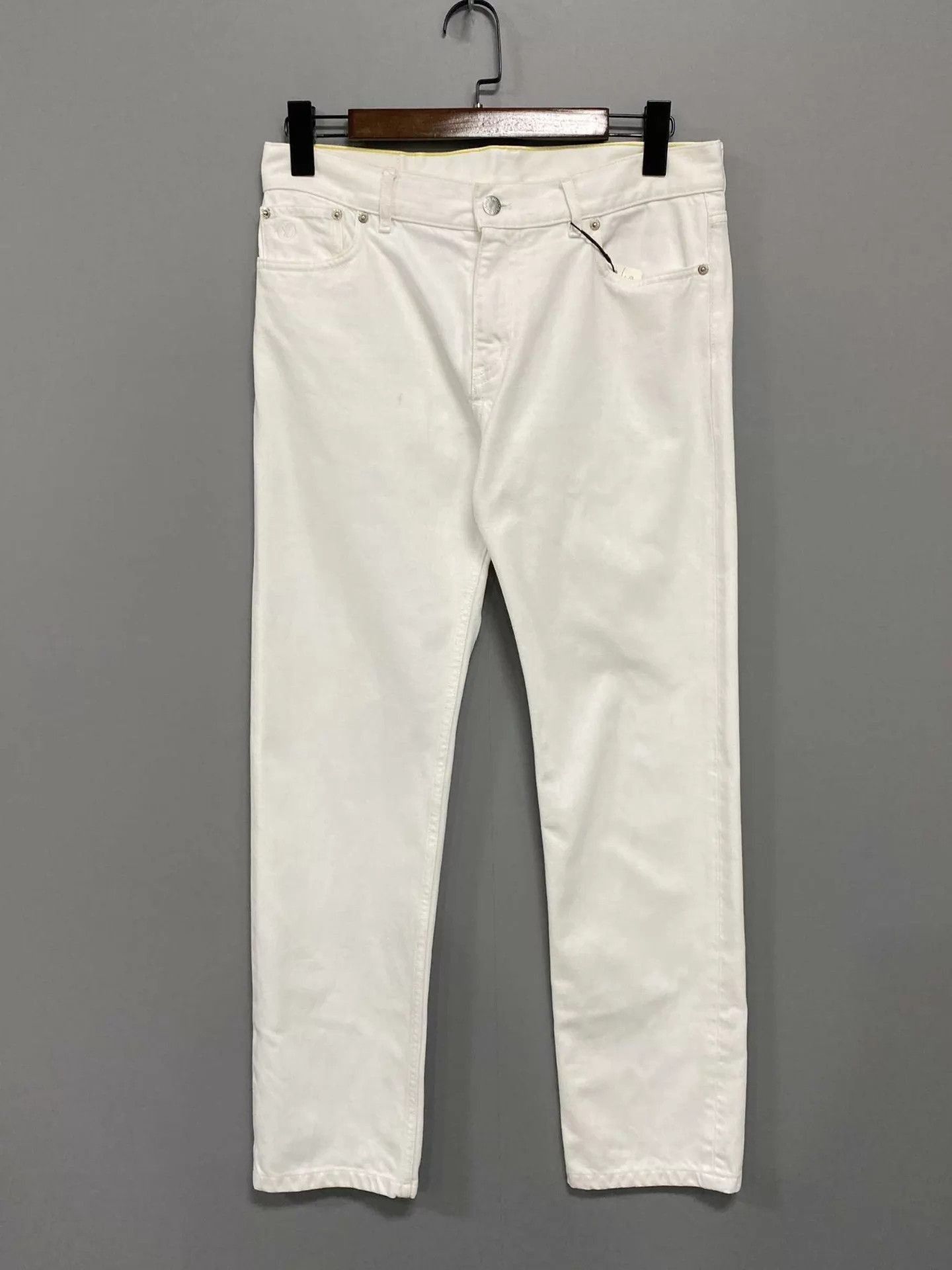 Louis Vuitton White Denim Pants Size 32 Size US 26 / EU 42 - 1 Thumbnail