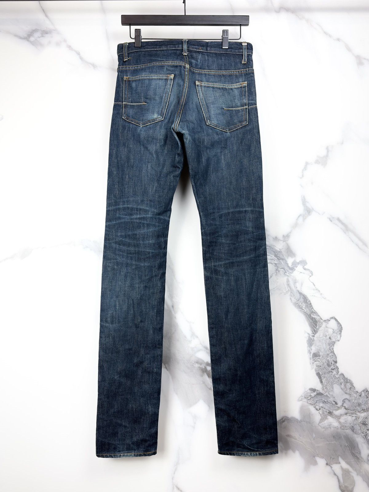 Dior AW08 Dior Homme Faded Indigo MIJ Japanese Denim Jeans Size US 28 / EU 44 - 2 Thumbnail