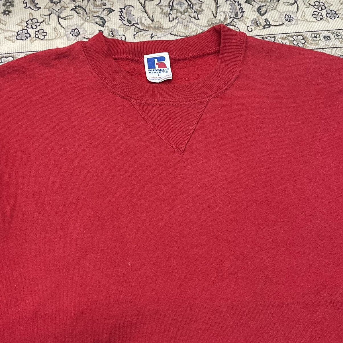 Russell Athletic × Vintage Russel Athletic Blank Sweatshirt Vintage Size US L / EU 52-54 / 3 - 2 Thumbnail