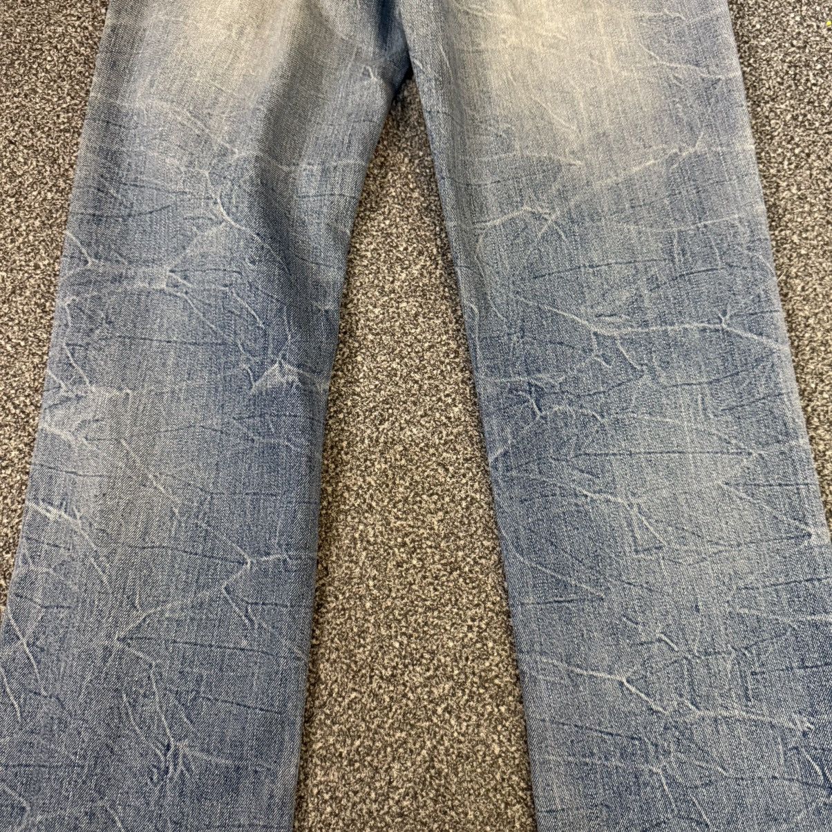 If Six Was Nine 🔥🇺🇸 Vintage Y2K Levis 522 Distressed Denim Size US 31 - 7 Thumbnail