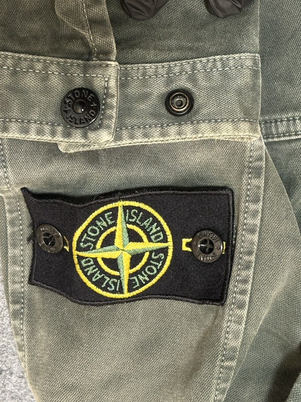 Stone Island Stone Island 109LN Tinto Old hooded overshirt. Size US S / EU 44-46 / 1 - 8 Thumbnail