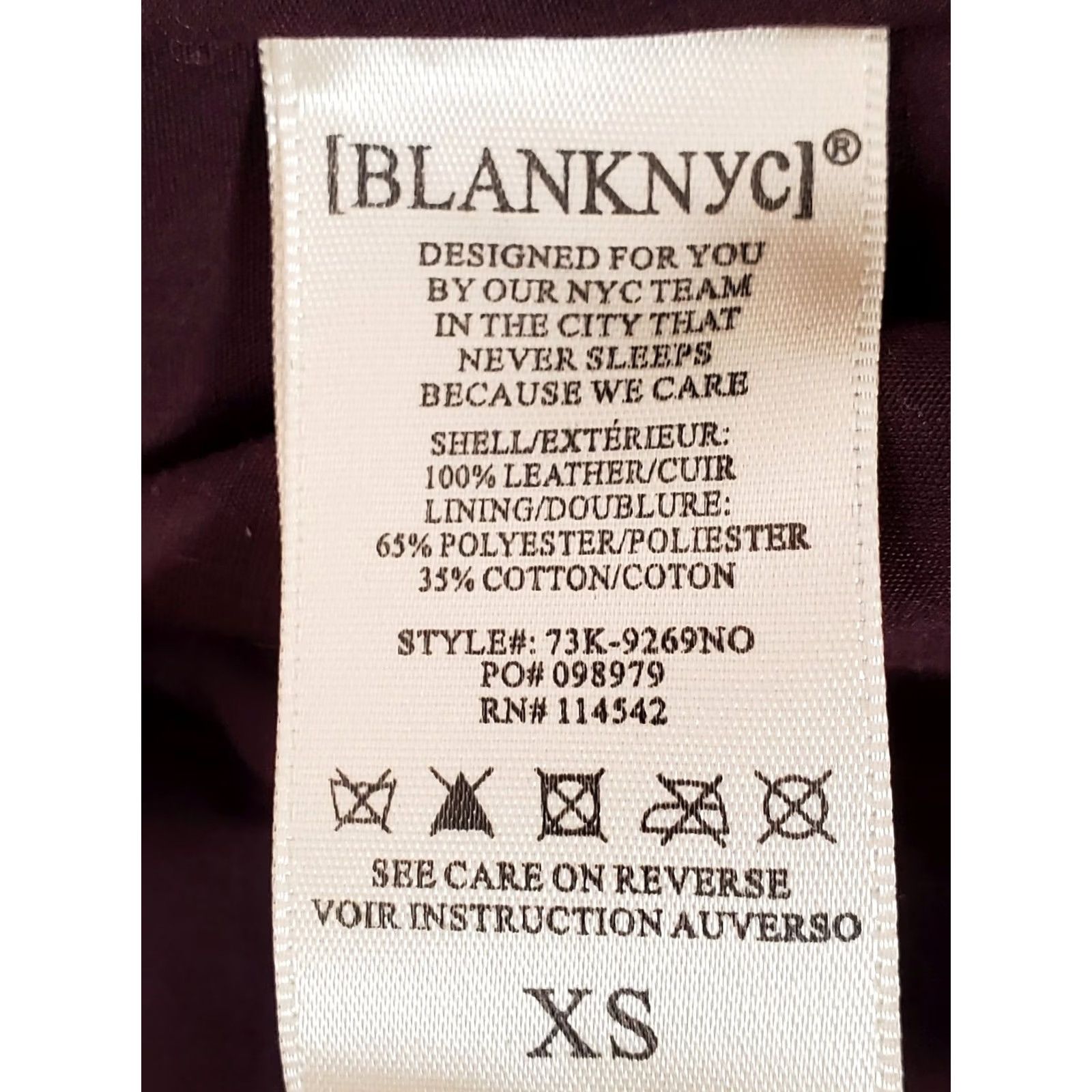 Vintage BlankNYC Suede Moto Jacket Women's Size XS Dark Plum Asymmetrical Zip New Size XS / US 0-2 / IT 36-38 - 6 Thumbnail