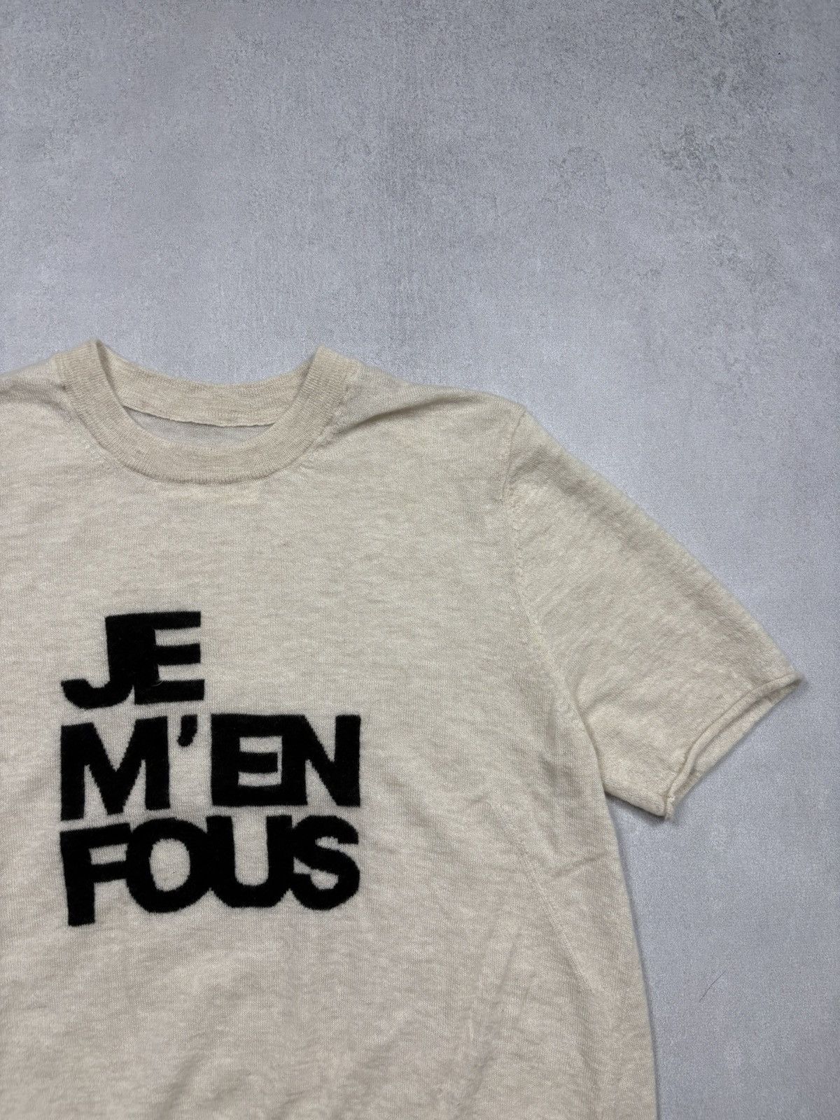 Zadig & Voltaire Zadig & Voltaire Je M’en Fous Cashmere Knit Short Sleeve Top Size M / US 6-8 / IT 42-44 - 3 Thumbnail