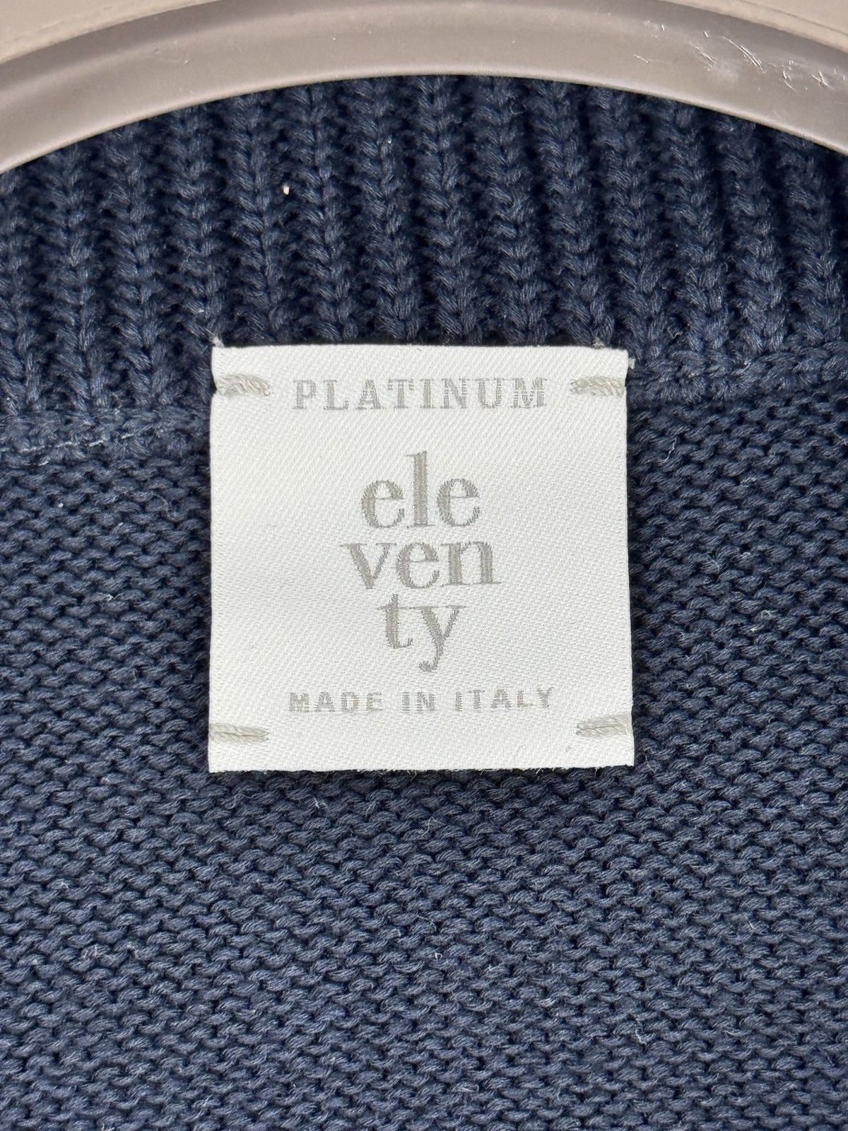 Eleventy Knitted-Sleeve Wool-Blend Jacket Size US XXL / EU 58 / 5 - 7 Thumbnail