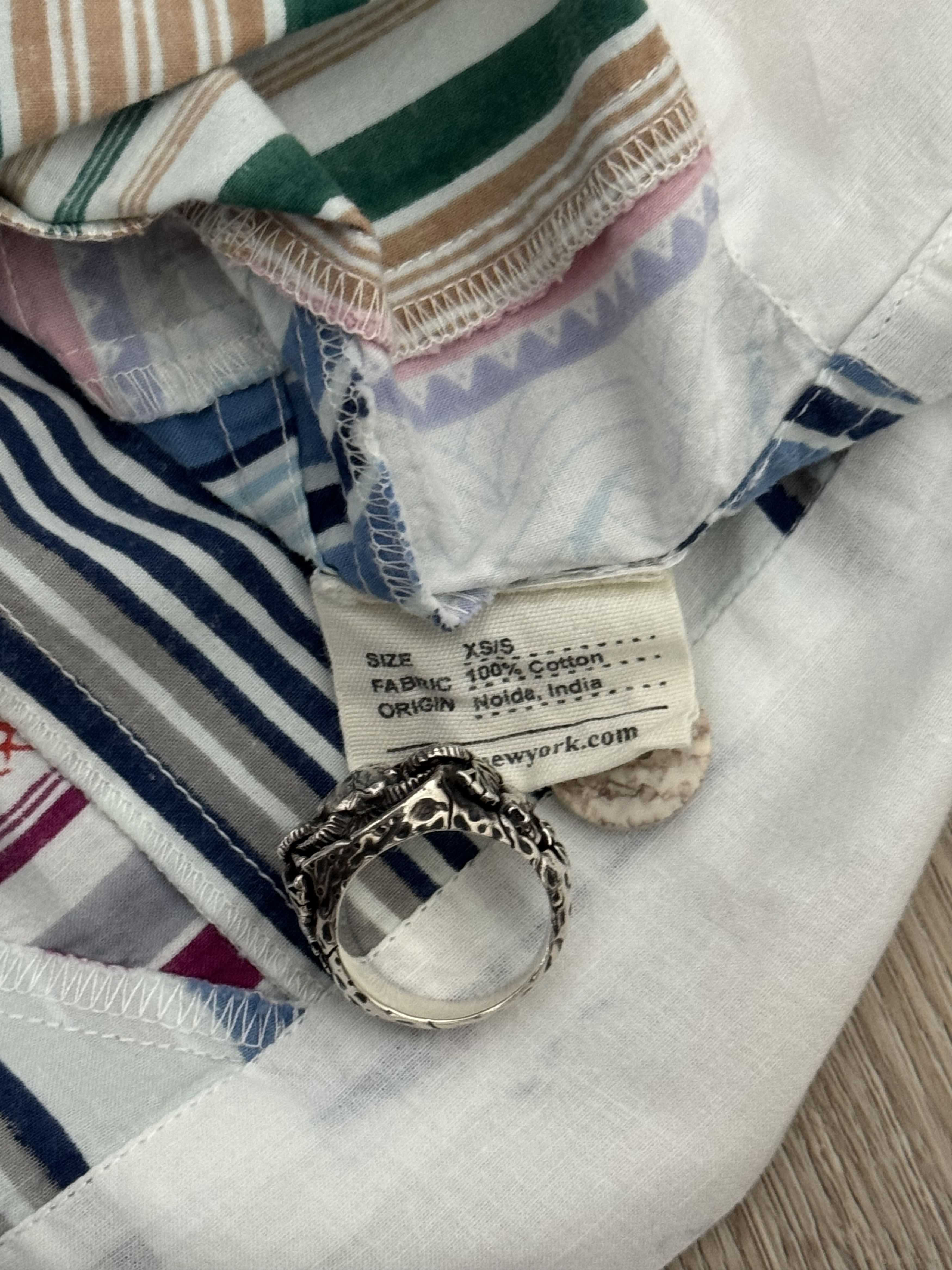 Bode Bode Patchwork Oxford Short Sleeve Button Shirt Size US S / EU 44-46 / 1 - 4 Thumbnail