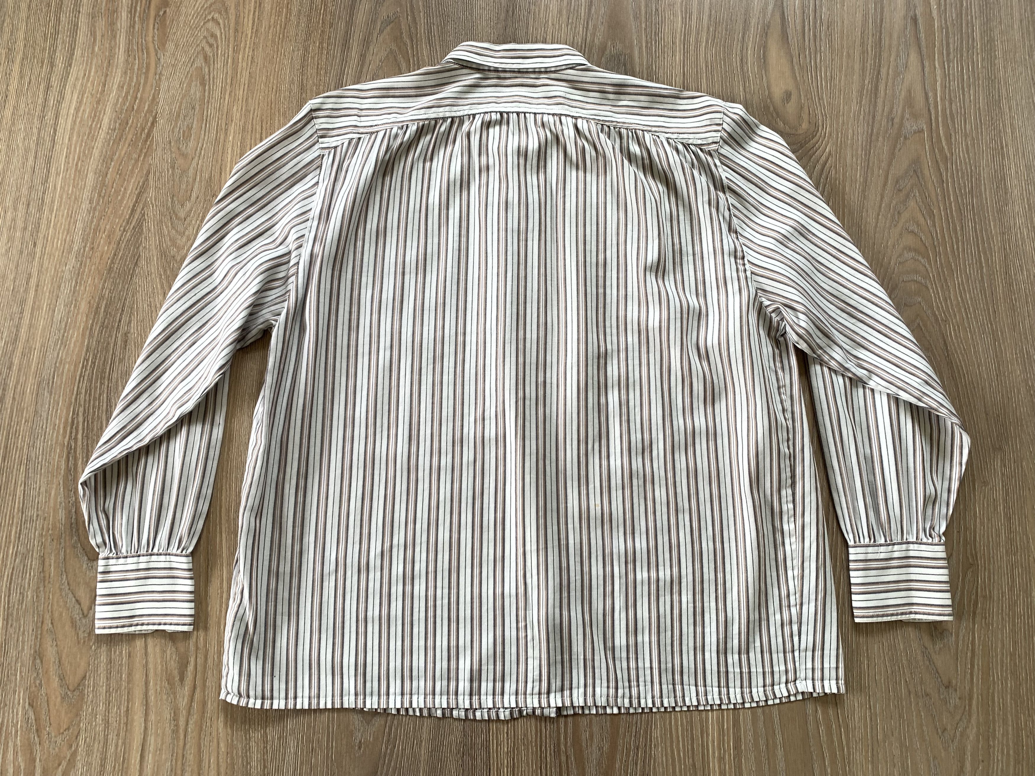 Bogner Bogner Vintage Womens Stripe Dress Shirt Size M / US 6-8 / IT 42-44 - 3 Thumbnail