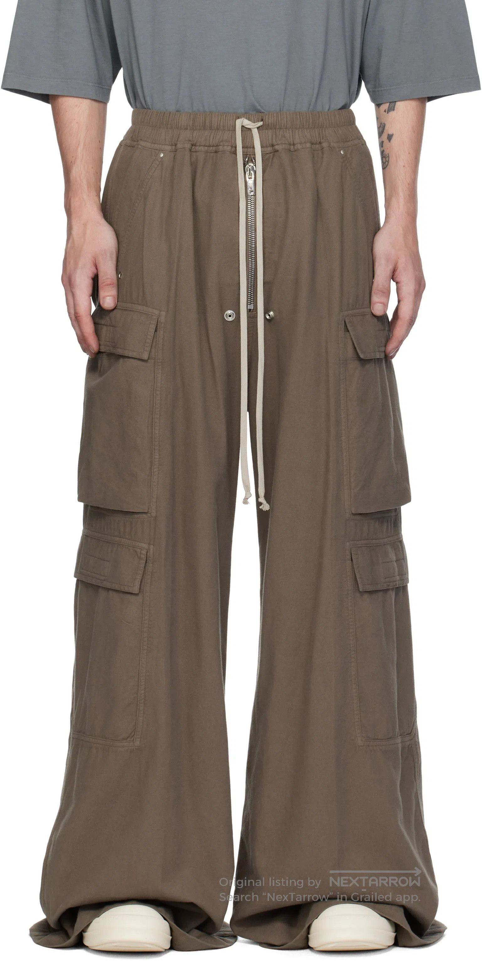 Rick Owens Rick Owens size S Pocket Cotton Work Pants Size US 27 - 6 Thumbnail