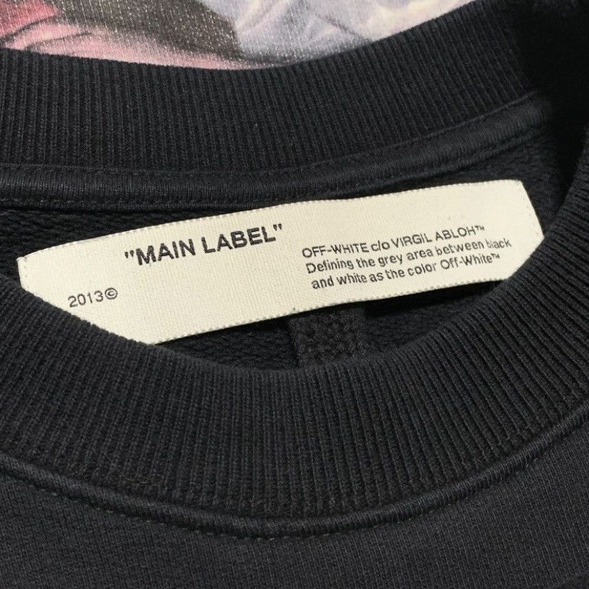 Off-White Off White XXS Mariana Silva Painting Black Sweatshirt Virgil Size US XXS / EU 40 - 5 Thumbnail