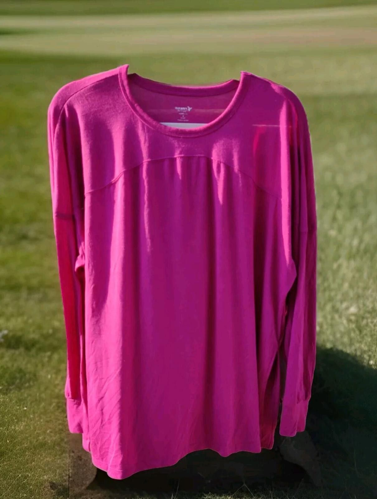 Old Navy Old Navy UltraLite Long Sleeve Tunic Split Sides Womens Medi Size M / US 6-8 / IT 42-44 - 1 Thumbnail