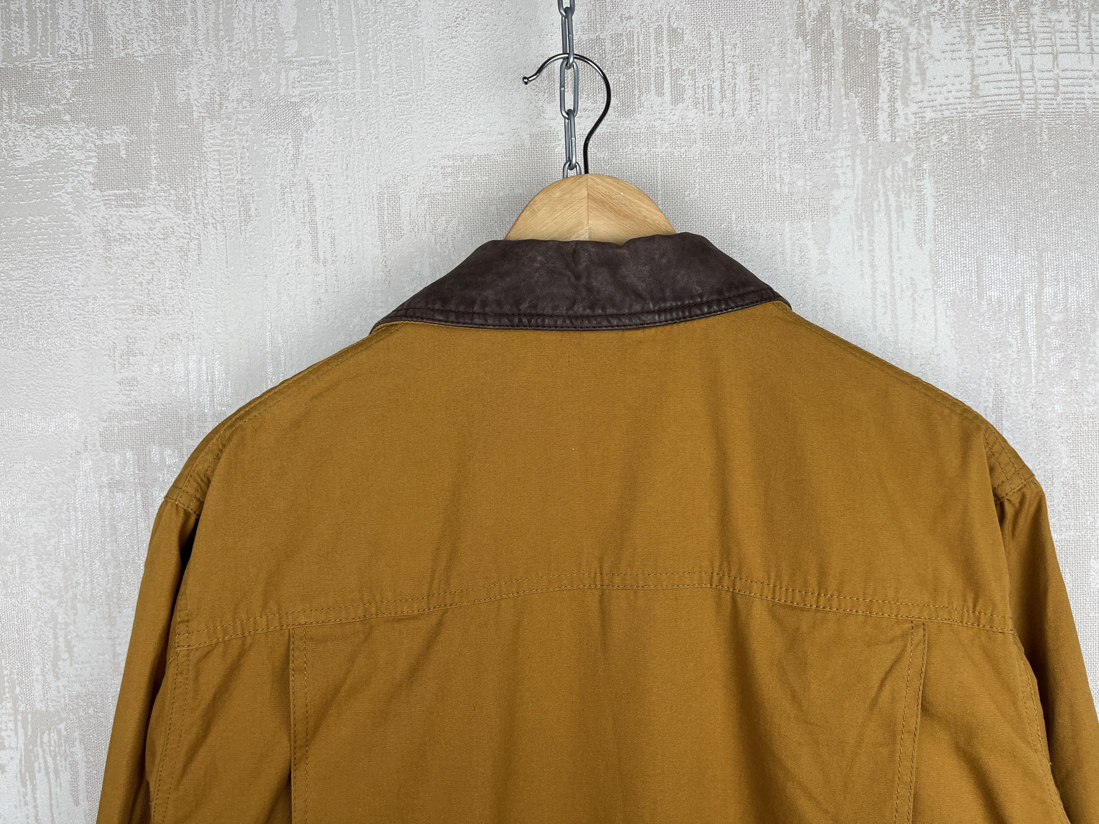 Timberland Timberland Jacket Leather Collar Barn Coat Chore Hunting Size S / US 4 / IT 40 - 21 Thumbnail