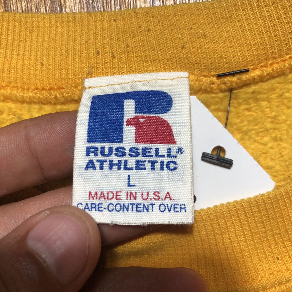 Russell Athletic × Vintage Vintage Russell Athletic Custom Made “Peace” Size US L / EU 52-54 / 3 - 4 Thumbnail