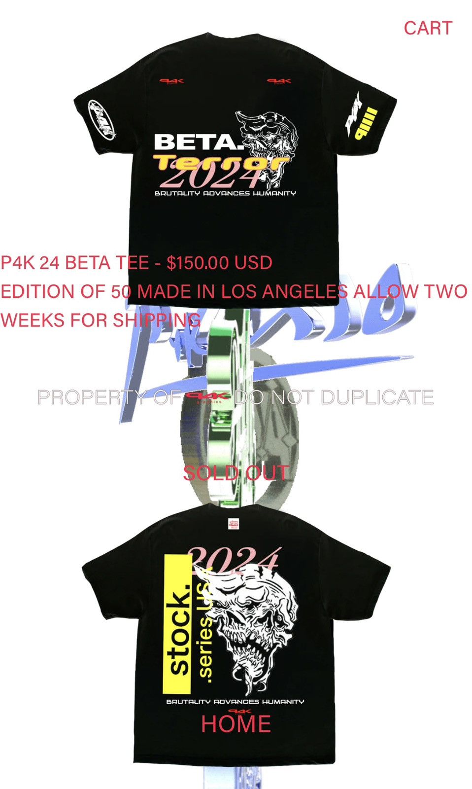P4K P4K 2024 Beta Tee Size US M / EU 48-50 / 2 - 6 Thumbnail