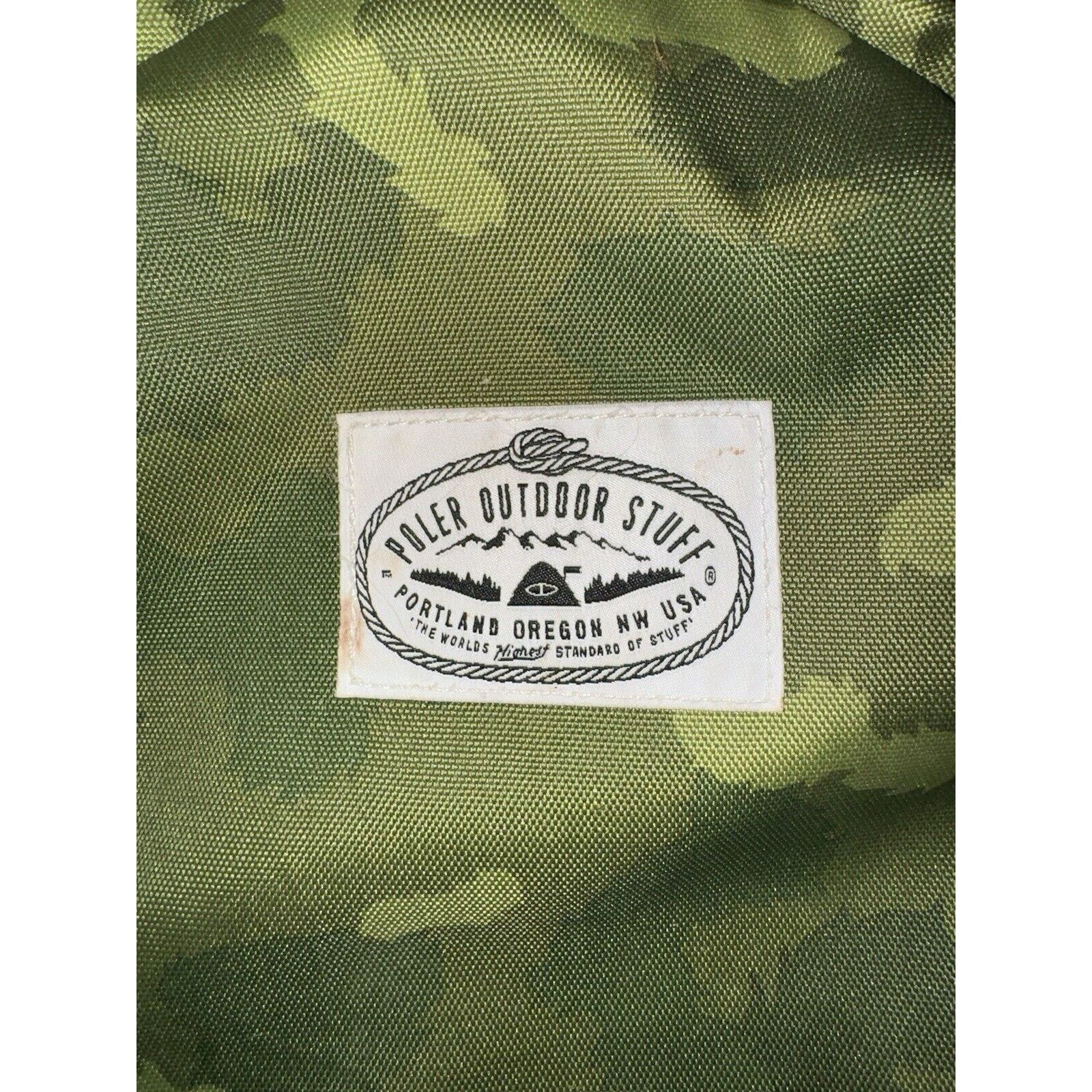 Poler × The North Face Polor Outdoor Stuff Backpack Camo Green Size ONE SIZE - 2 Thumbnail