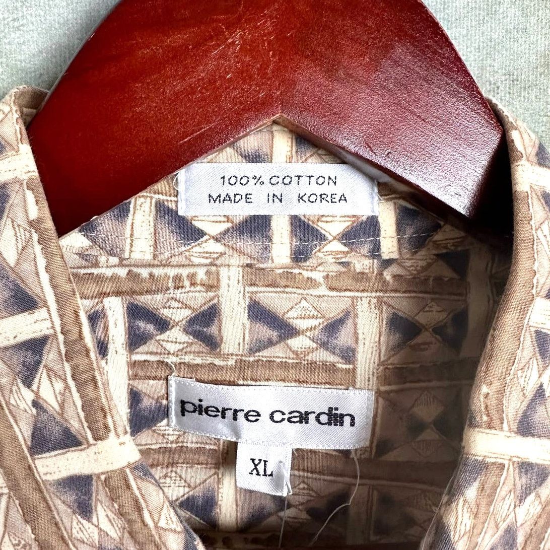 Pierre Cardin × Vintage Vintage 90s Pierre Cardin Button Down Shirt Sz XL Hawaiian Size US XL / EU 56 / 4 - 7 Thumbnail