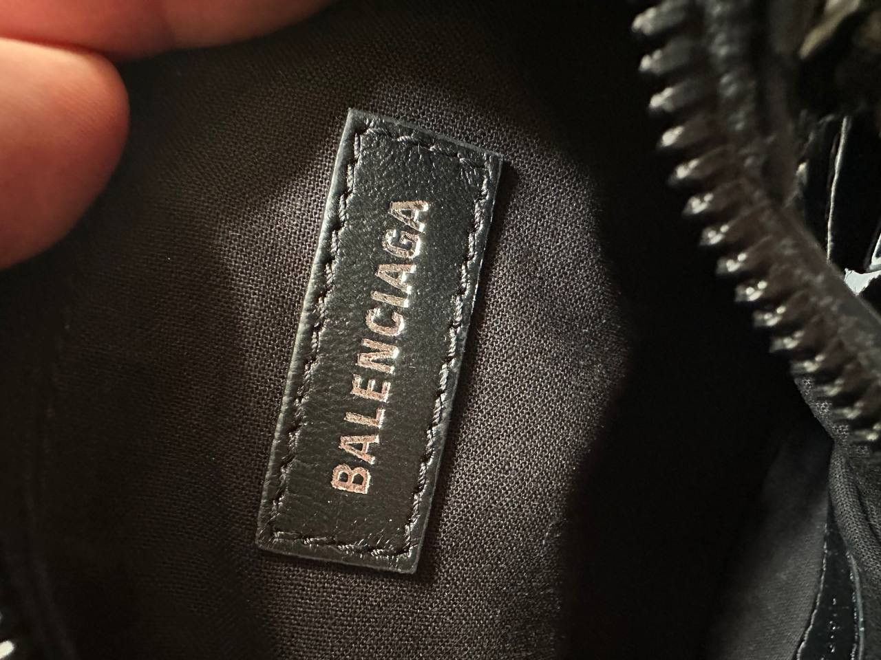 Balenciaga Balenciaga Le Cagole Bag women black logo 100% Auth Size:XS Size ONE SIZE - 8 Thumbnail