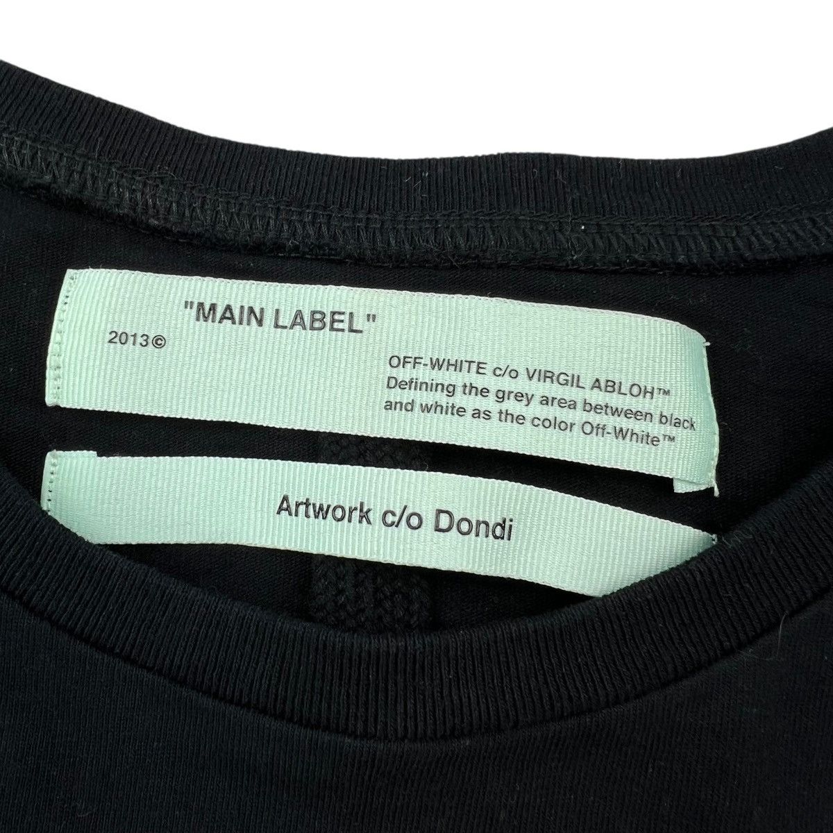 Off-White Off-White x Dondi Black T Shirt Size US S / EU 44-46 / 1 - 4 Thumbnail